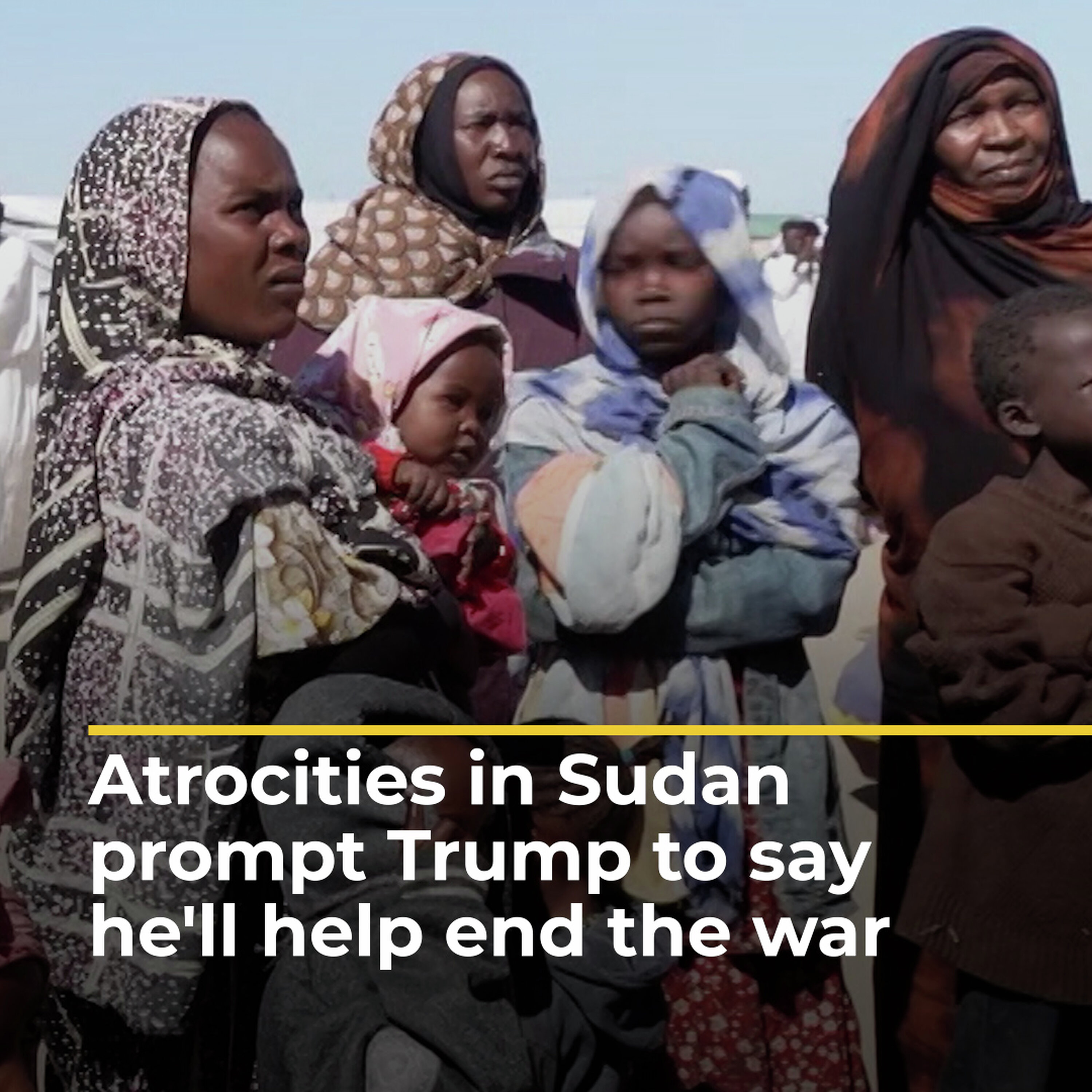 Trump commits to help end the war in Sudan after Saudi crown prince appeal | AJ#shorts Trump commits to help end the war in Sudan after Saudi crown prince appeal | AJ#shorts
