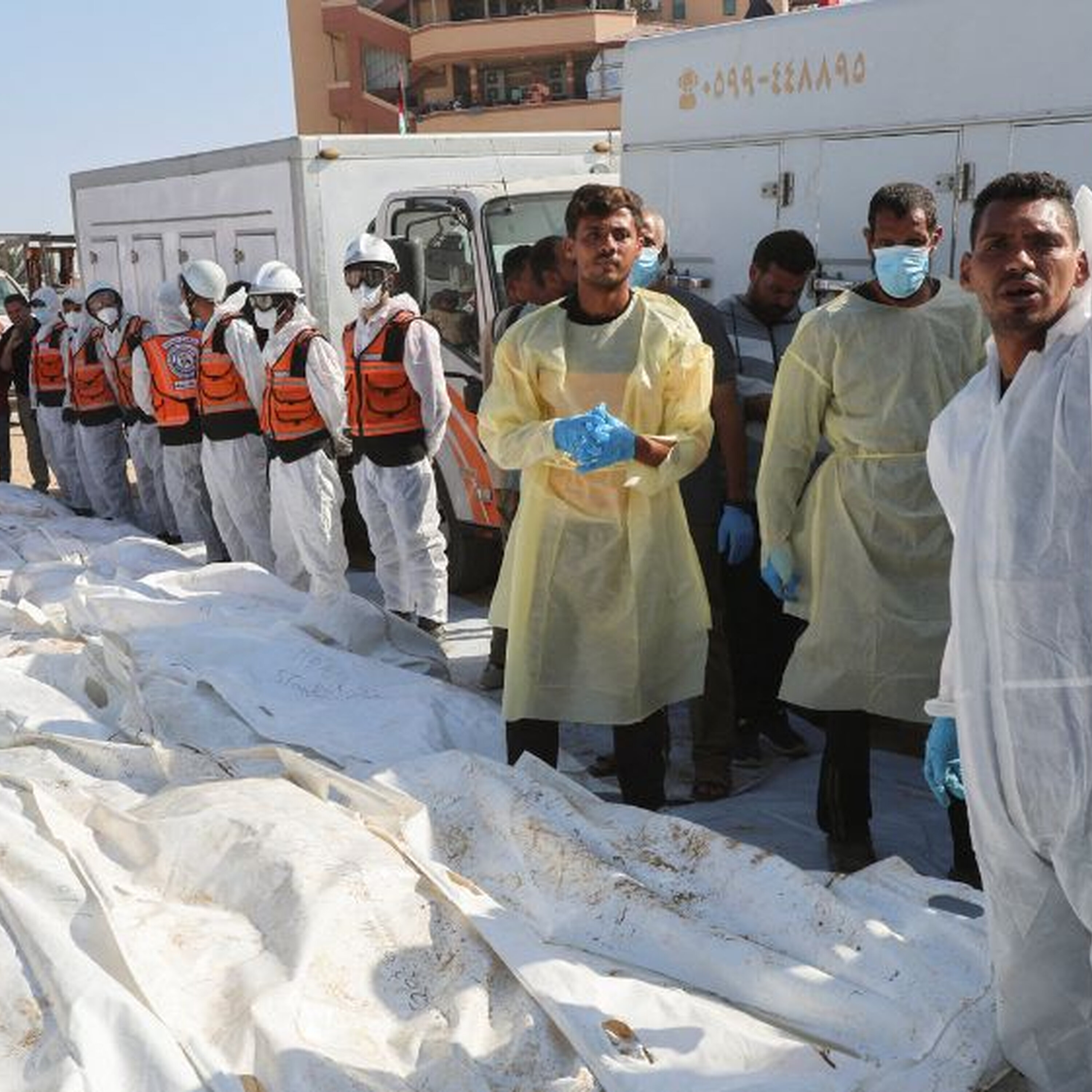 Palestinians in Gaza bury ‘unrecognisable’ bodies returned by Israel Palestinians in Gaza bury ‘unrecognisable’ bodies returned by Israel