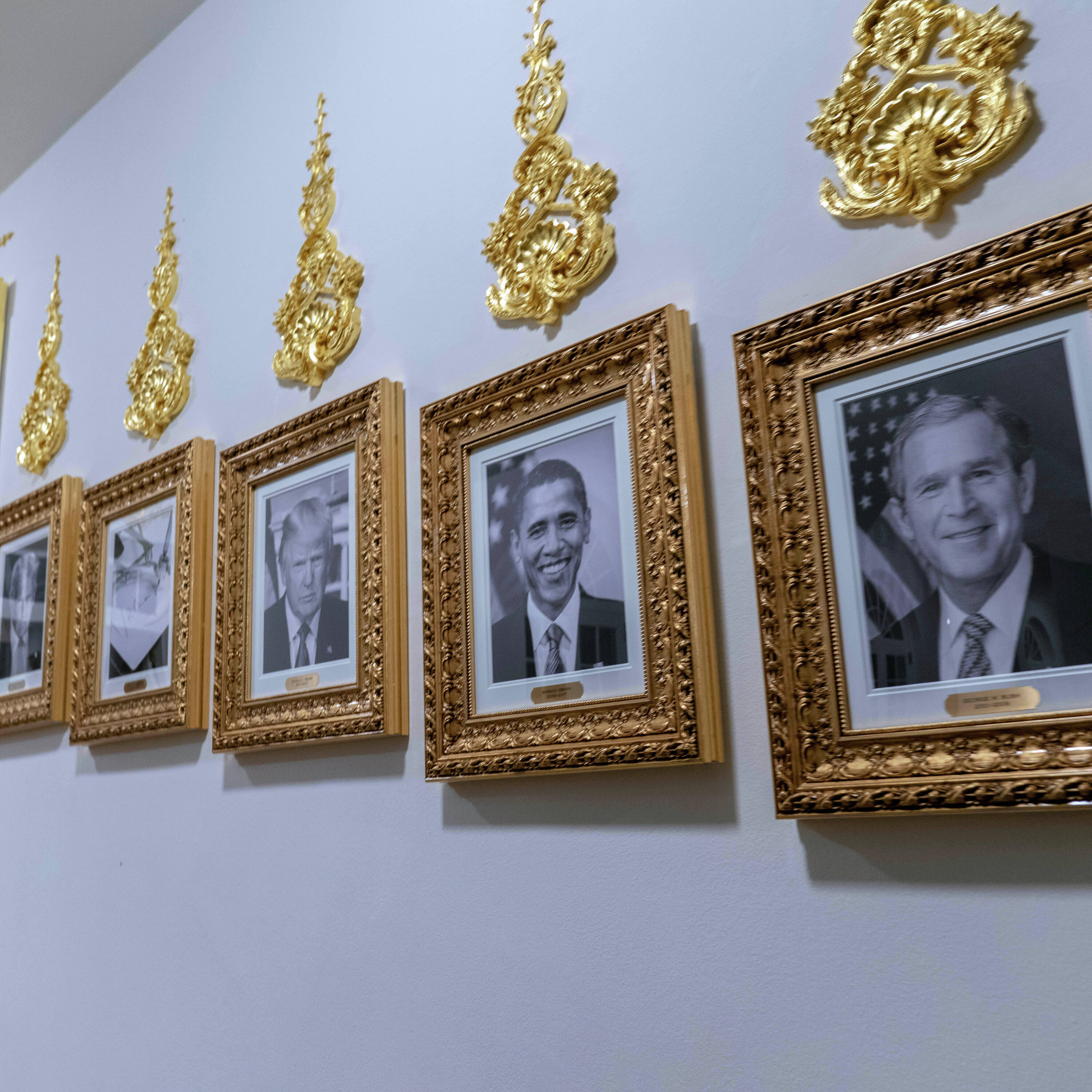 New White House plaques attack Biden, Obama and Bush New White House plaques attack Biden, Obama and Bush