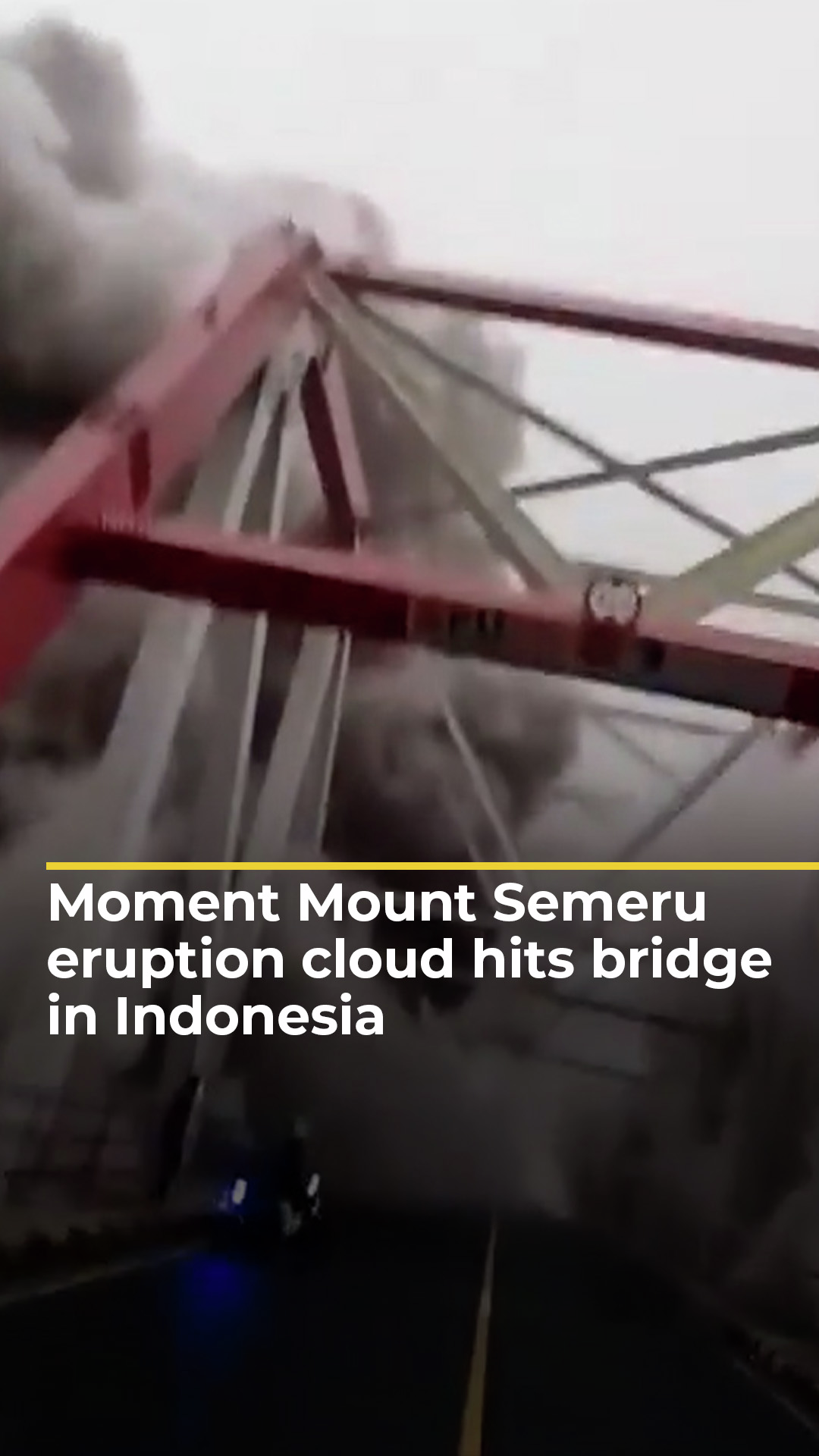 Indonesia’s Mount Semeru erupts in East Java | #ajshorts