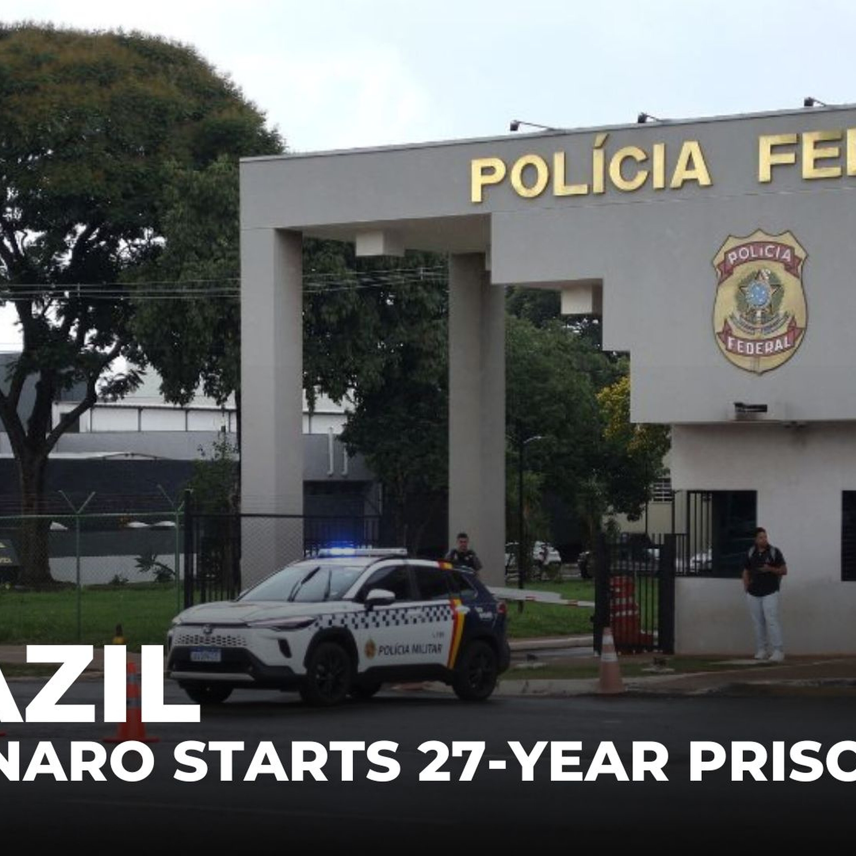 Ex-Brazilian president Bolsonaro starts serving his 27-year prison term for coup plot Ex-Brazilian president Bolsonaro starts serving his 27-year prison term for coup plot