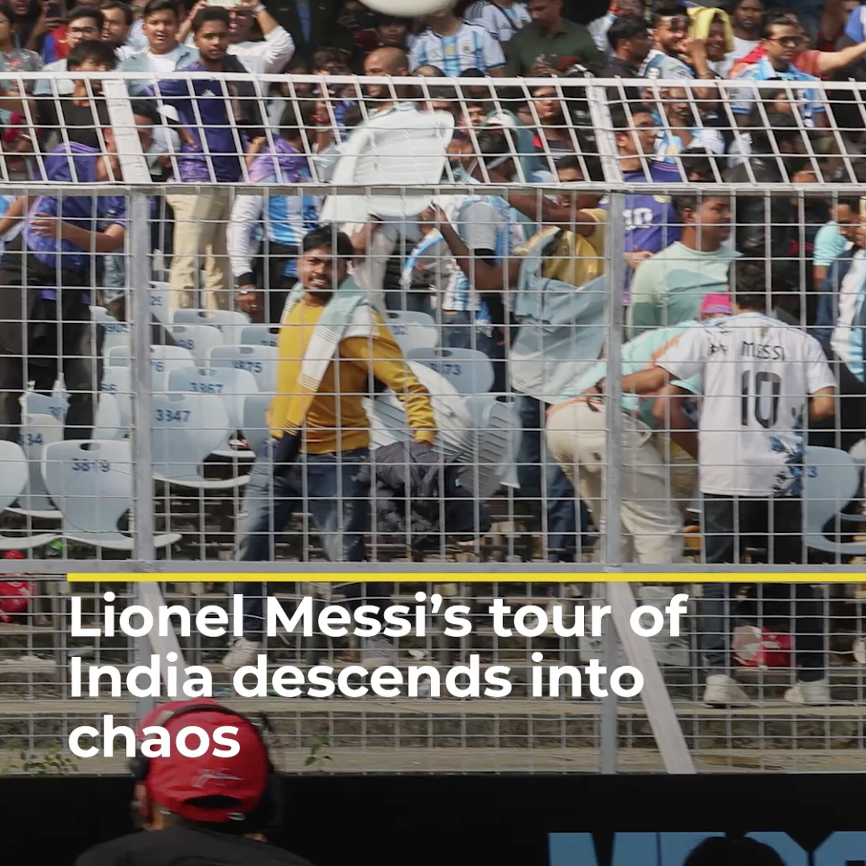 Messi backlash in India after fans pay up to $150 for 20-minute visit | AJ #shorts Messi backlash in India after fans pay up to $150 for 20-minute visit | AJ #shorts