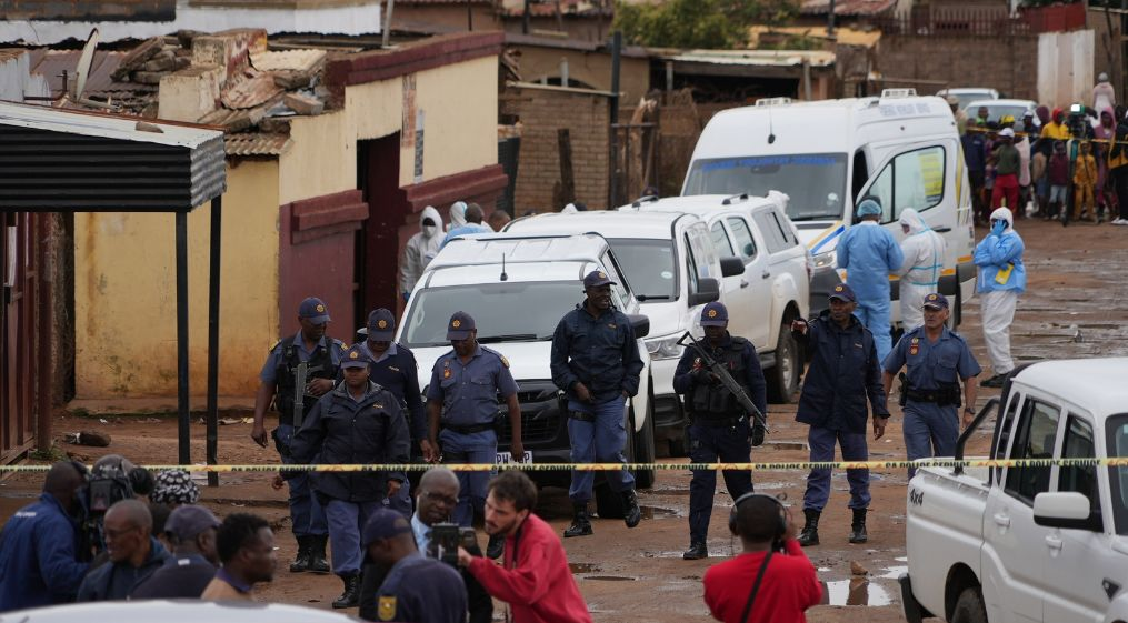 Manhunt under way after gunmen kill nine near South Africa’s Johannesburg