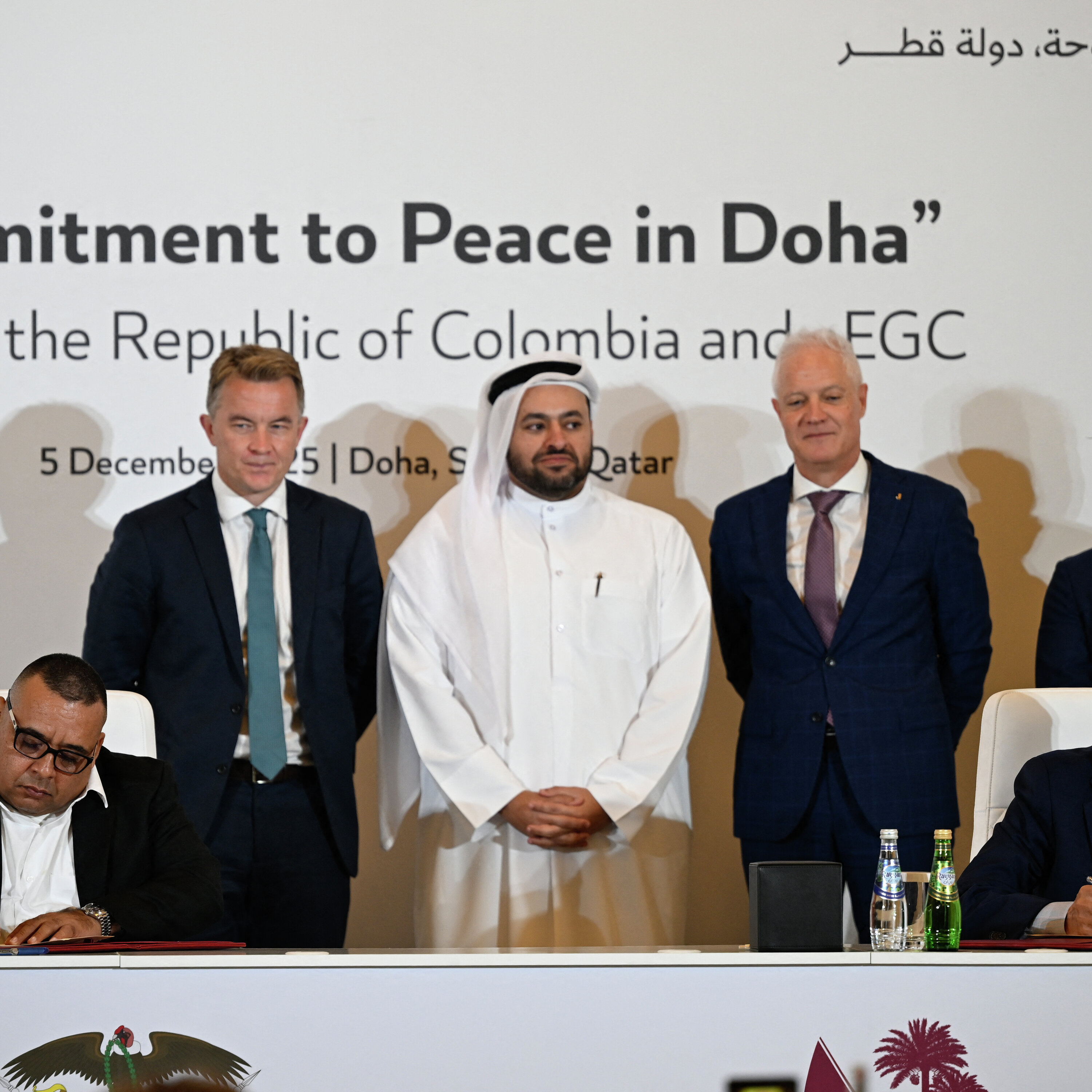 Colombia signs peace-building deal in Qatar to disarm biggest drug gang Colombia signs peace-building deal in Qatar to disarm biggest drug gang