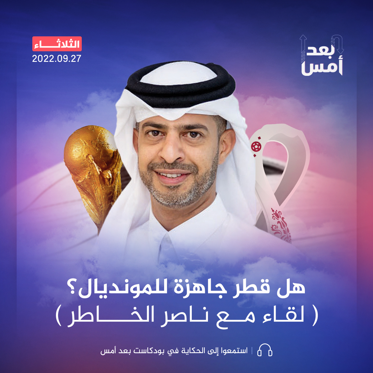 هل قطر جاهزة للمونديال؟ ( لقاء مع ناصر الخاطر رئيس اللجنة التنفيذية للمونديال)