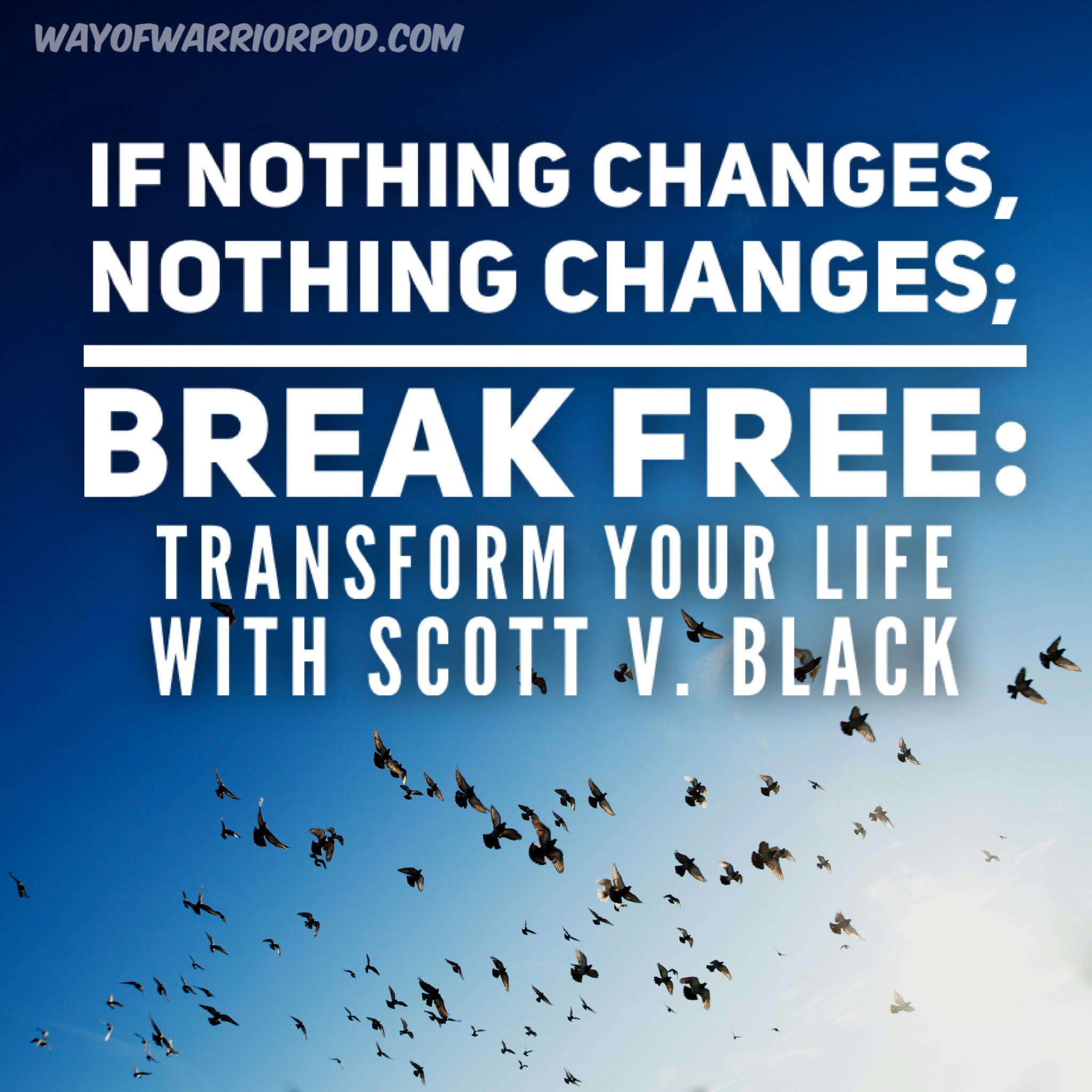 If Nothing Changes, Nothing Changes; Break Free: Transform Your Life with Scott V. Black