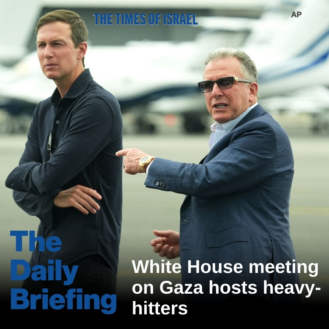 Day 692 - White House meeting on Gaza hosts heavy hitters