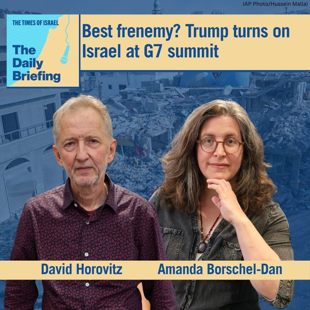 Best frenemy? Trump turns on Israel at G7 summit
