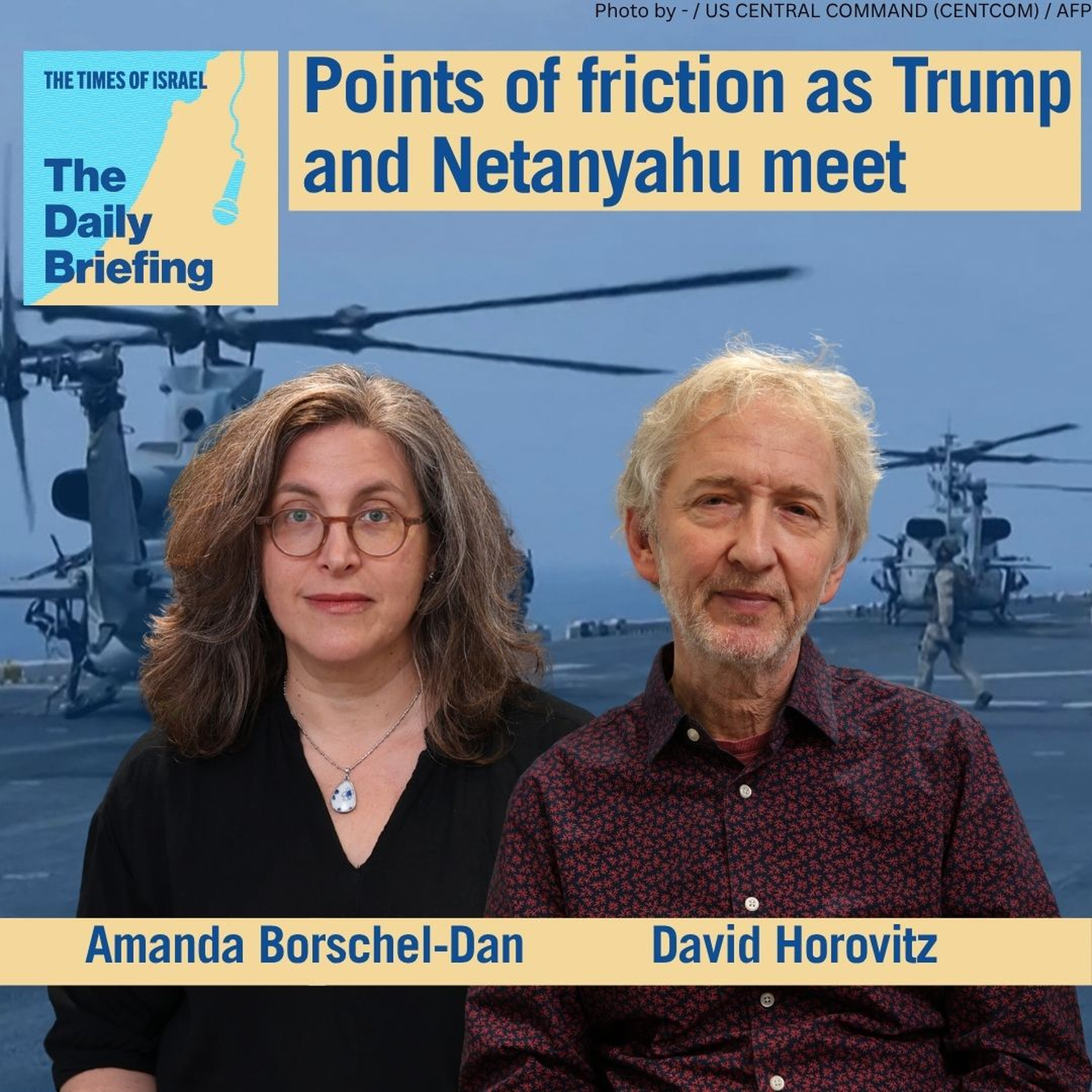 Points of friction as Trump and Netanyahu meet