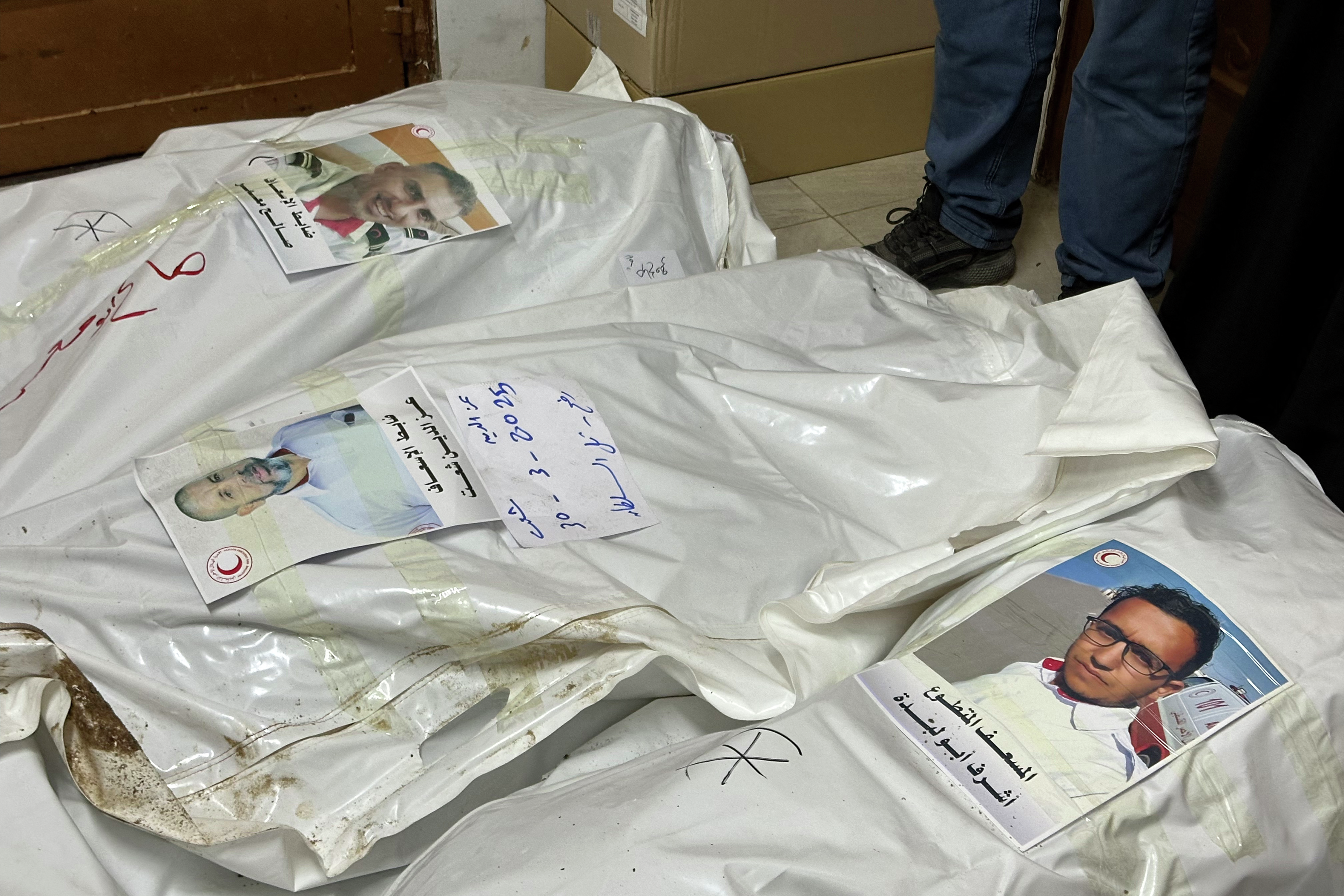 Day 548 - IDF claims 6 Gaza medics buried in shallow grave were Hamas
