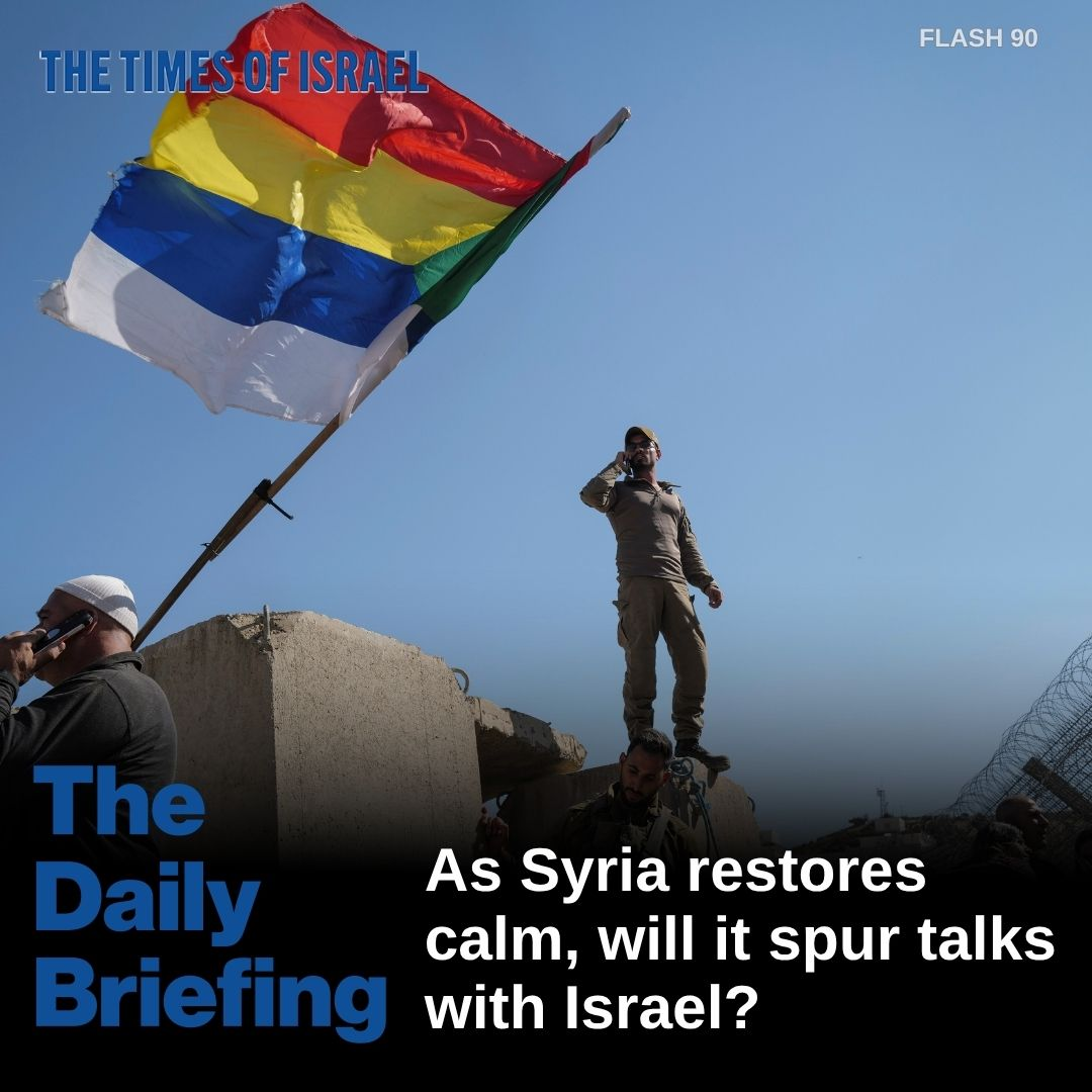 Day 650 - As Syria restores calm, will it spur talks with Israel?