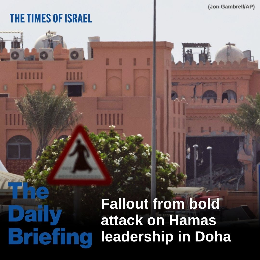 Day 705 - Fallout from bold attack on Hamas leadership in Doha