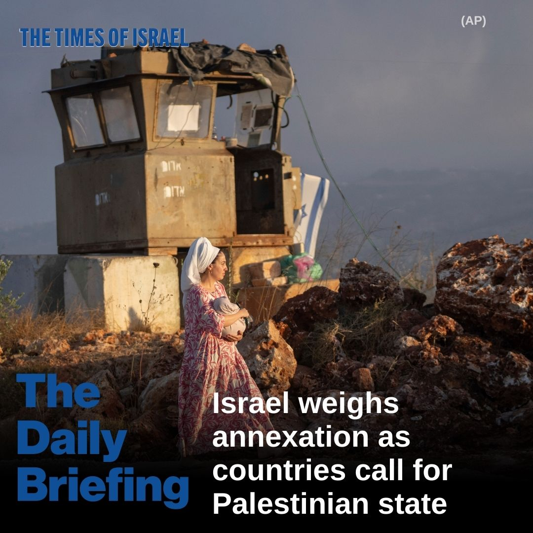 Day 698 - Israel weighs annexation as countries call for Palestinian state