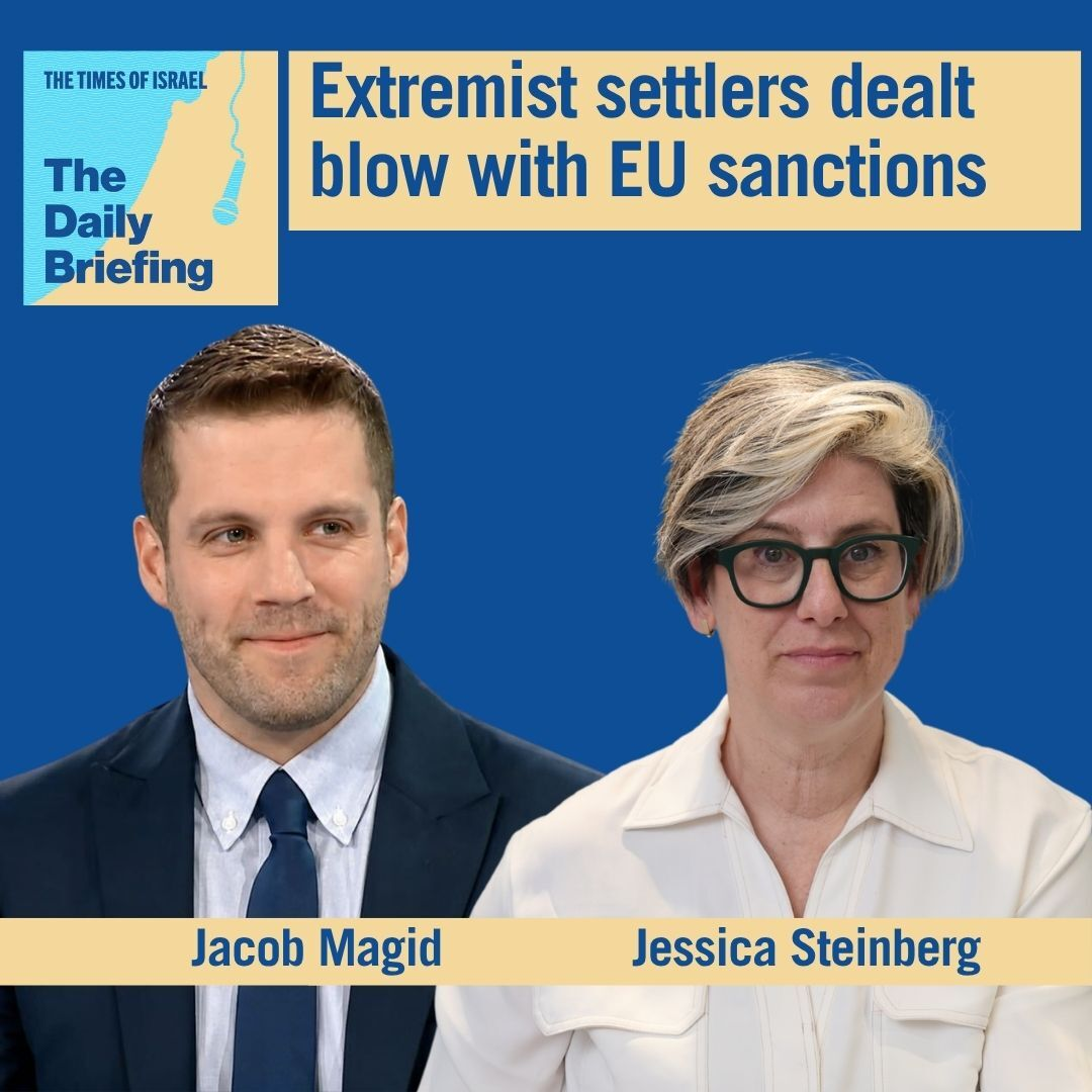Extremist settlers dealt blow with EU sanctions