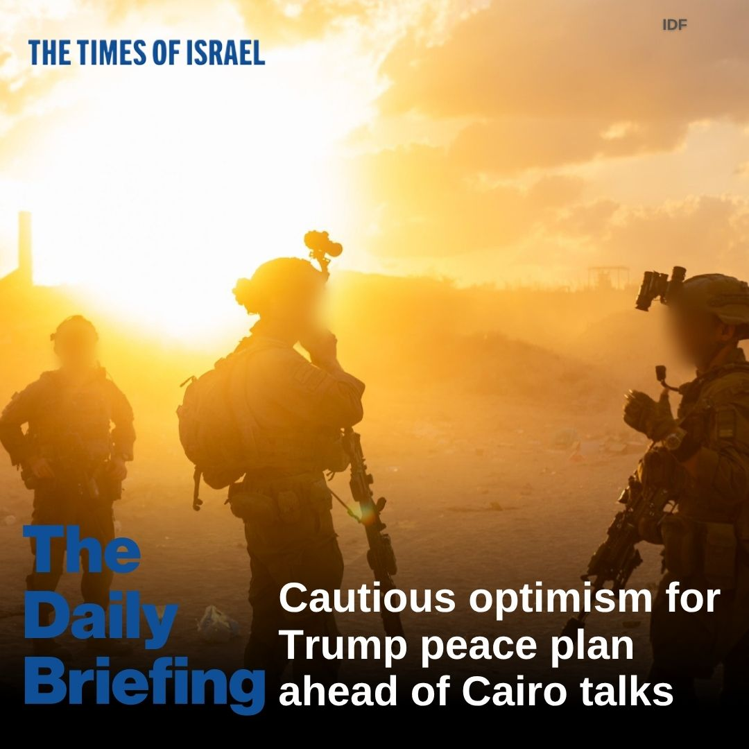 Day 730 - Cautious optimism for Trump peace plan ahead of Cairo talks