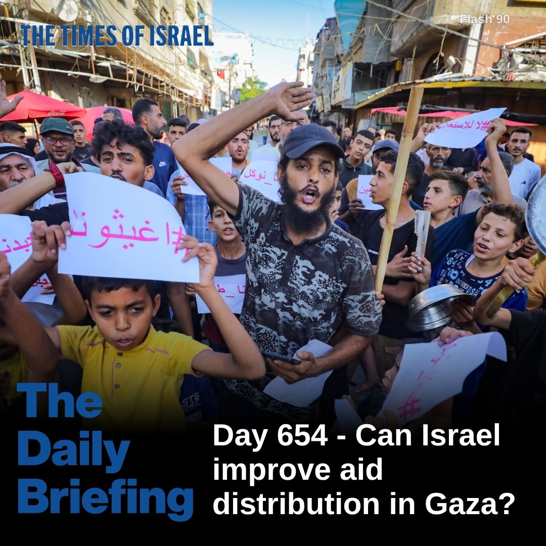 Day 654 - Can chaos be removed from Gaza's aid distribution?