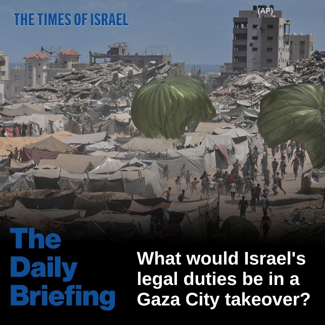 The Times of Israel Daily Briefing