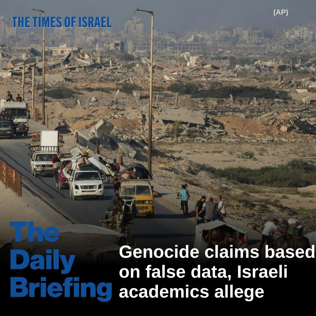 Day 702 - Genocide claims based on false data, Israeli academics allege