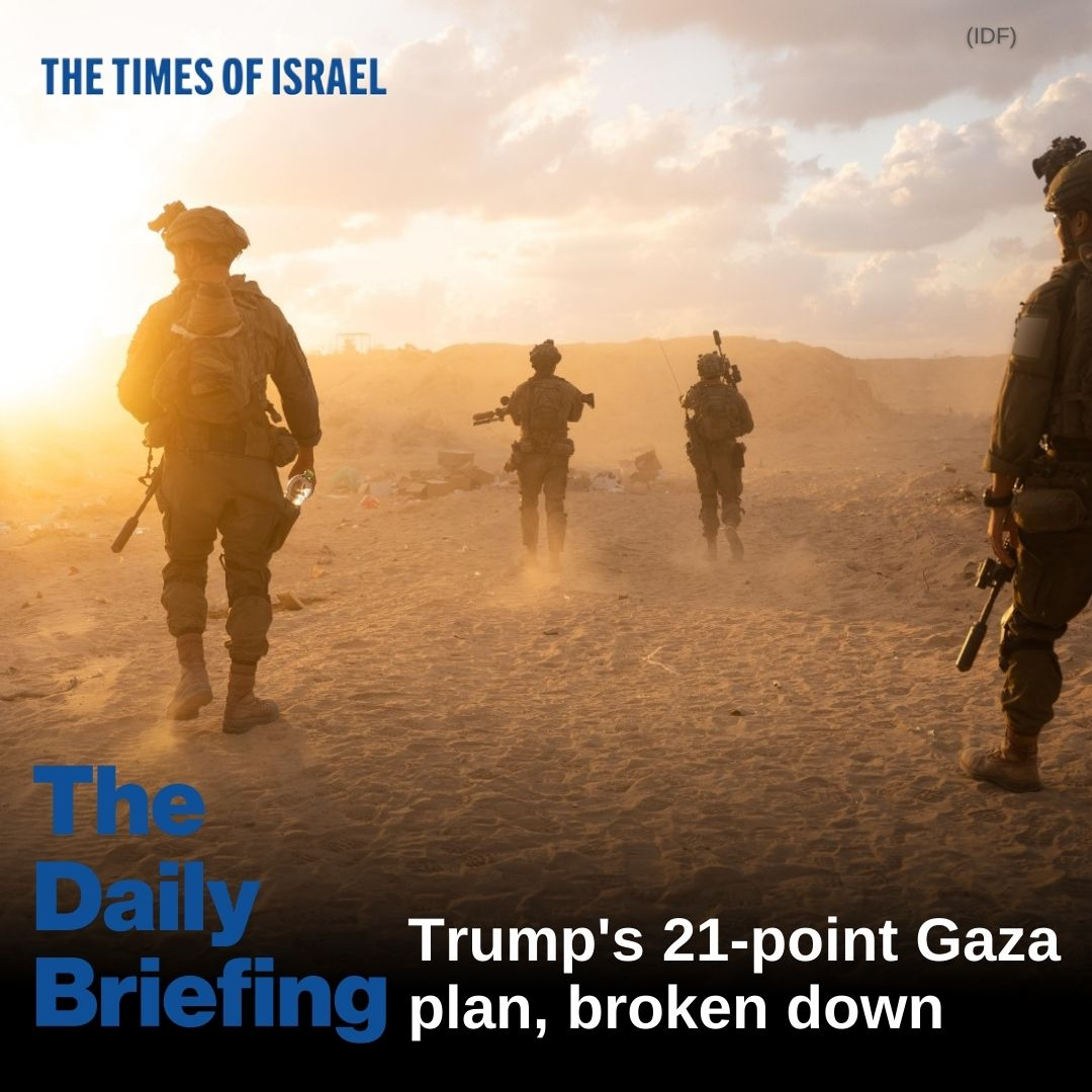 Day 723 - Trump's 21-point Gaza plan, broken down