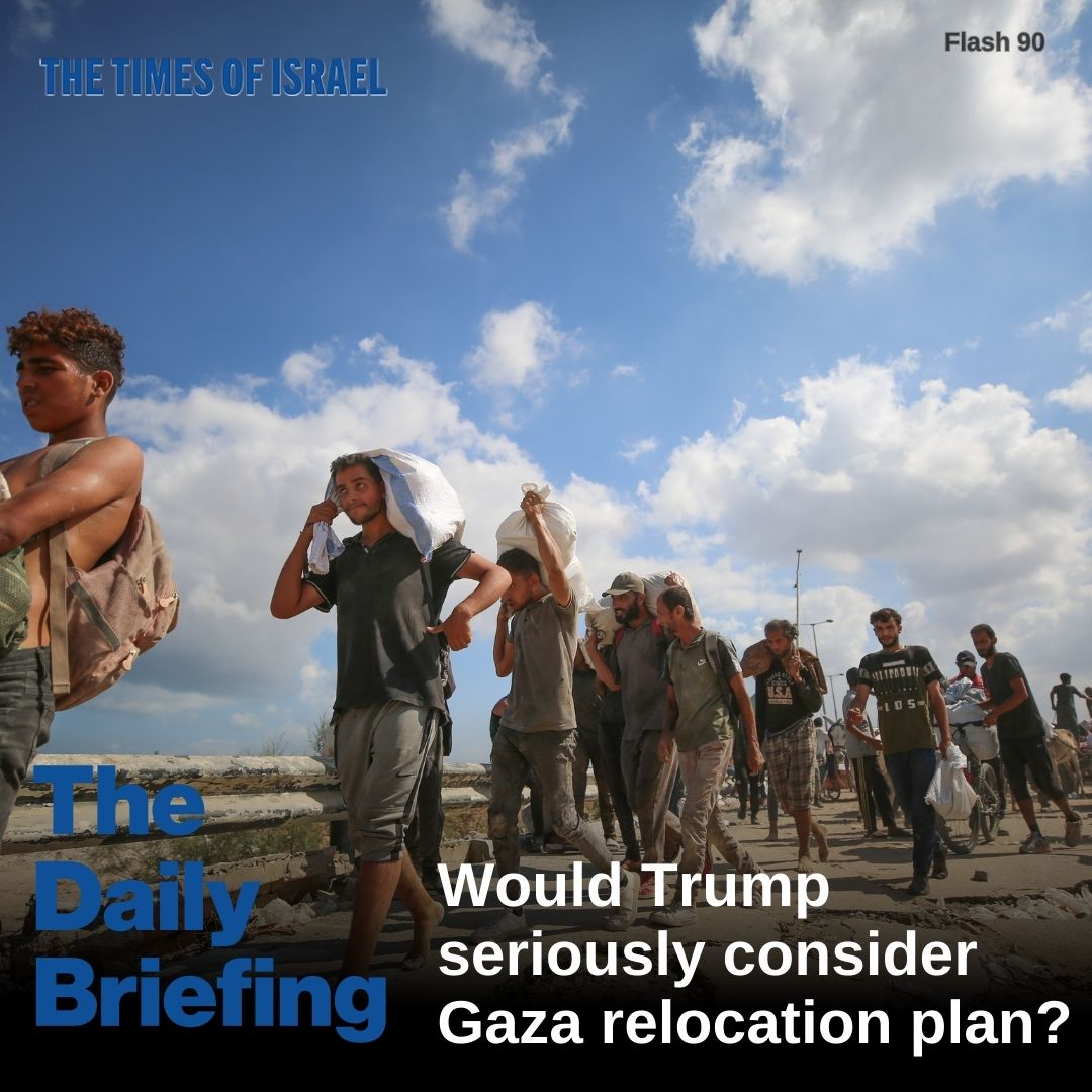 Day 696 - Would Trump seriously consider Gaza relocation plan?