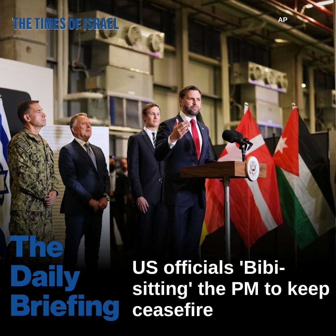Day 747 - US officials 'Bibi-sitting' the PM to keep ceasefire