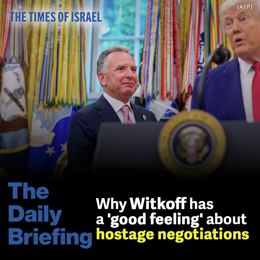 Day 601 - Why Witkoff has a 'good feeling' about hostage negotiations
