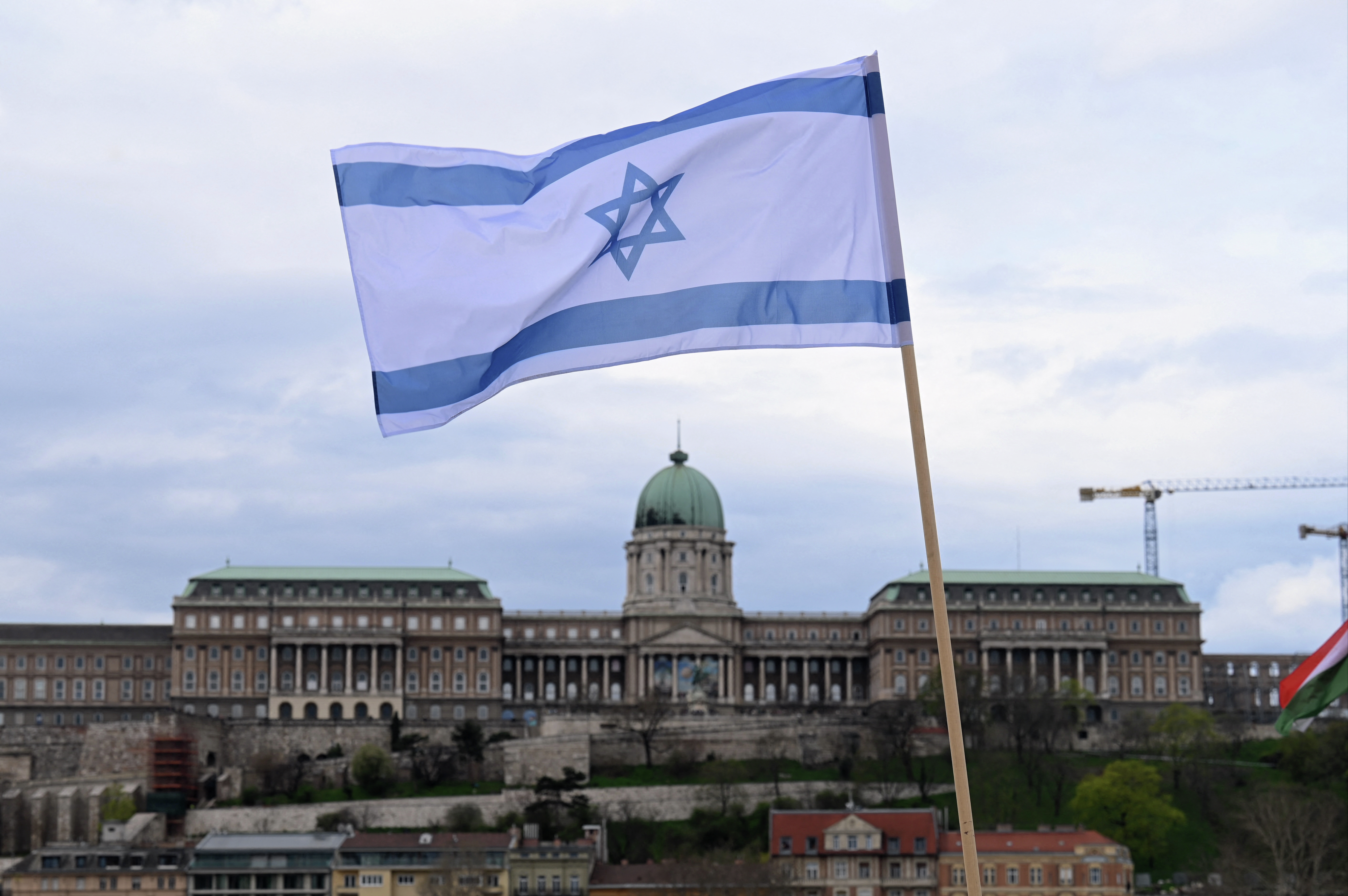 Day 546 - Israeli flags fly in Budapest for PM's ICC-snubbing visit