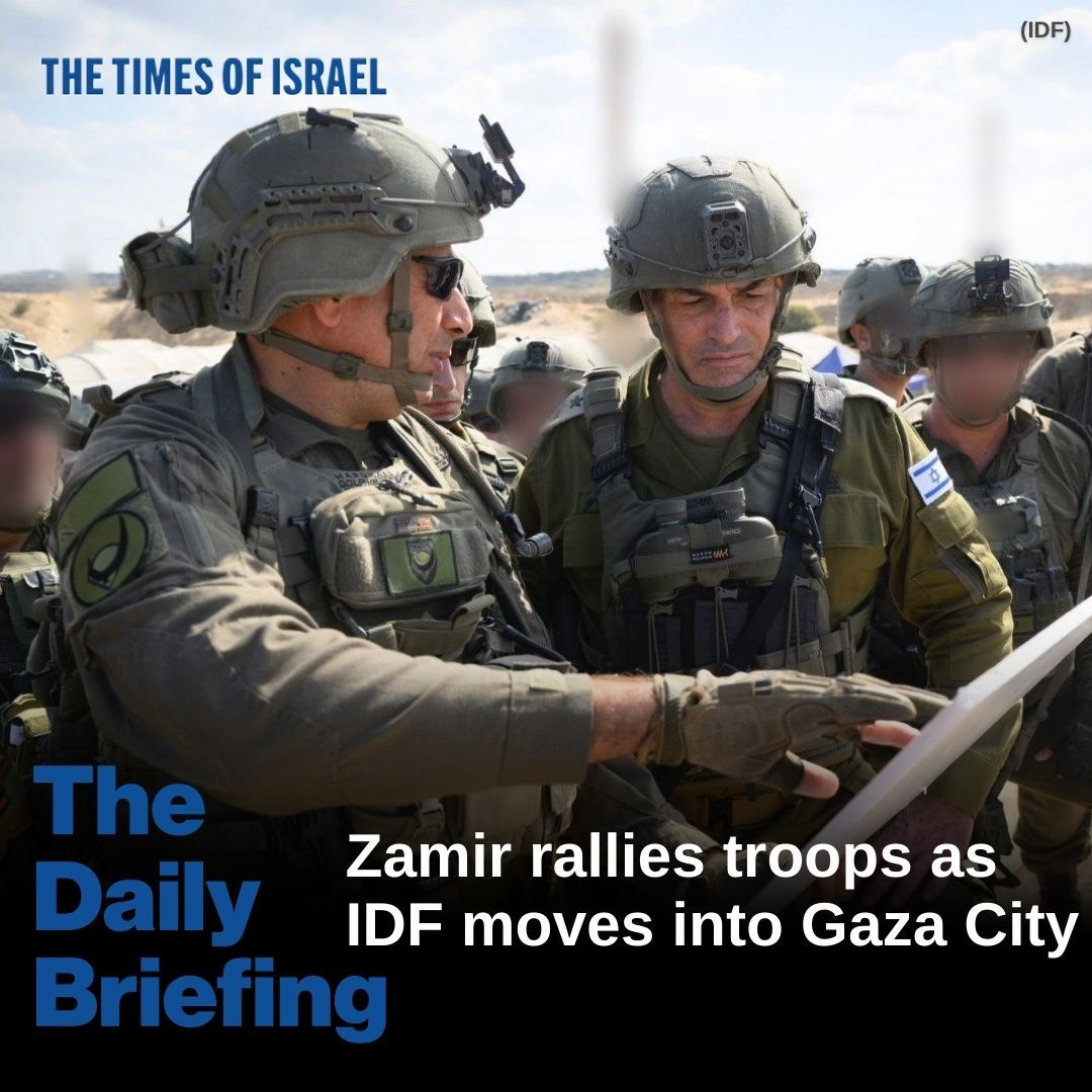 Day 712 - Zamir rallies troops as IDF moves into Gaza City