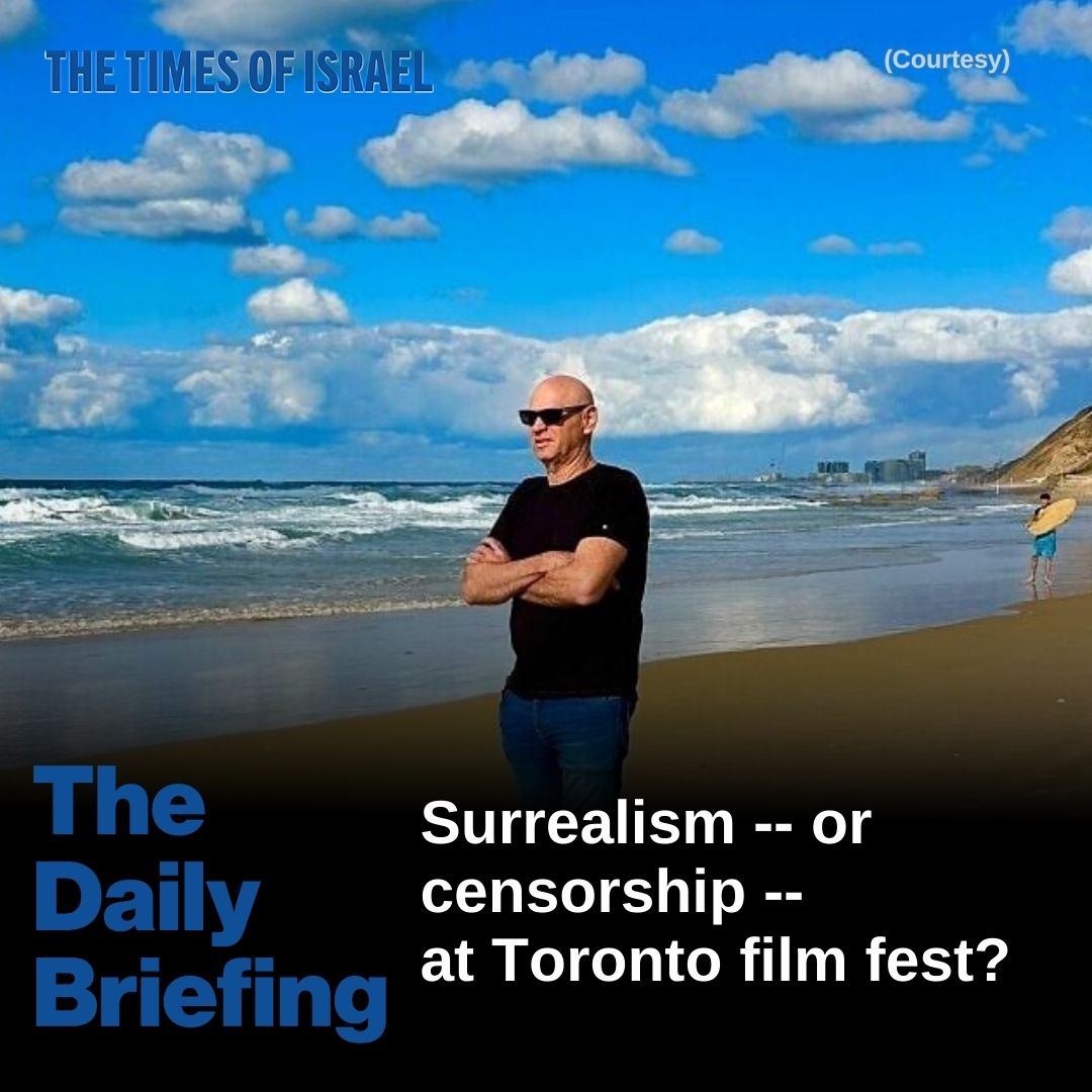 Day 678 - Surrealism -- or censorship -- at Toronto film fest?