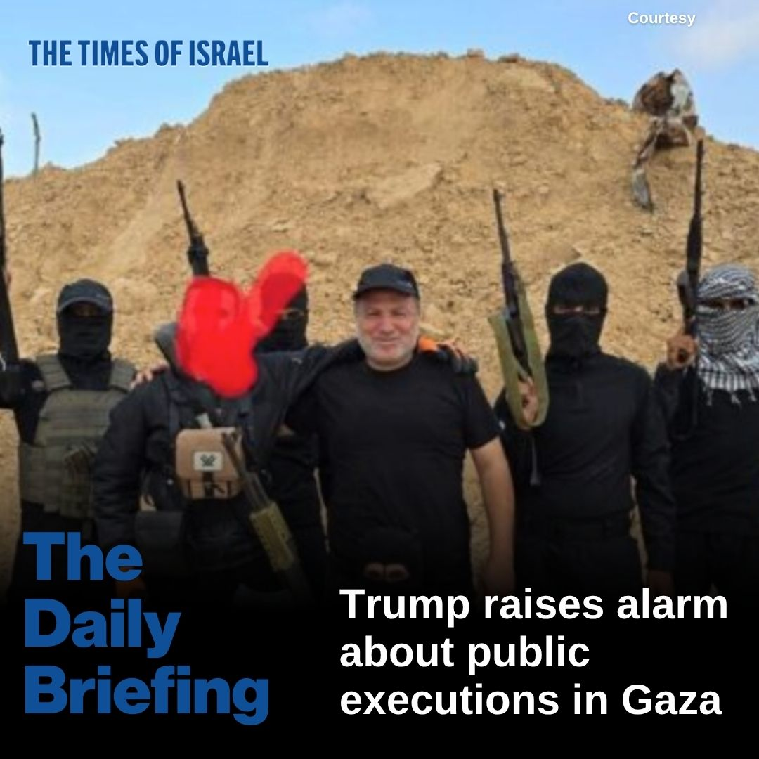 Day 742 - Trump raises alarm about public executions in Gaza