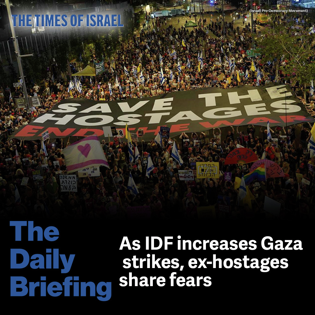 Day 597 - As IDF increases Gaza strikes,ex-hostages share fears