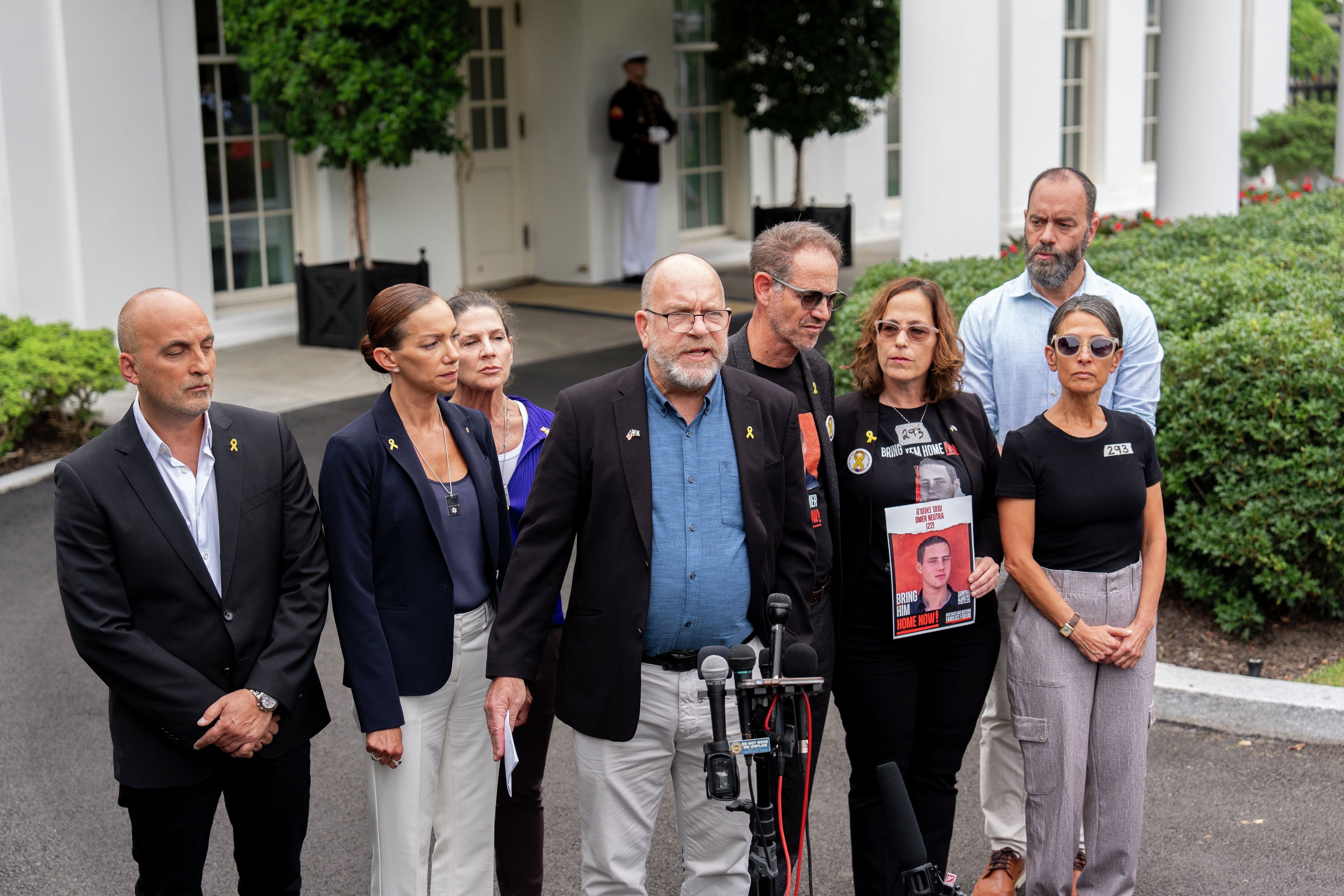 Day 294 - PM meets hostage families; Israel slams Harris on Gaza