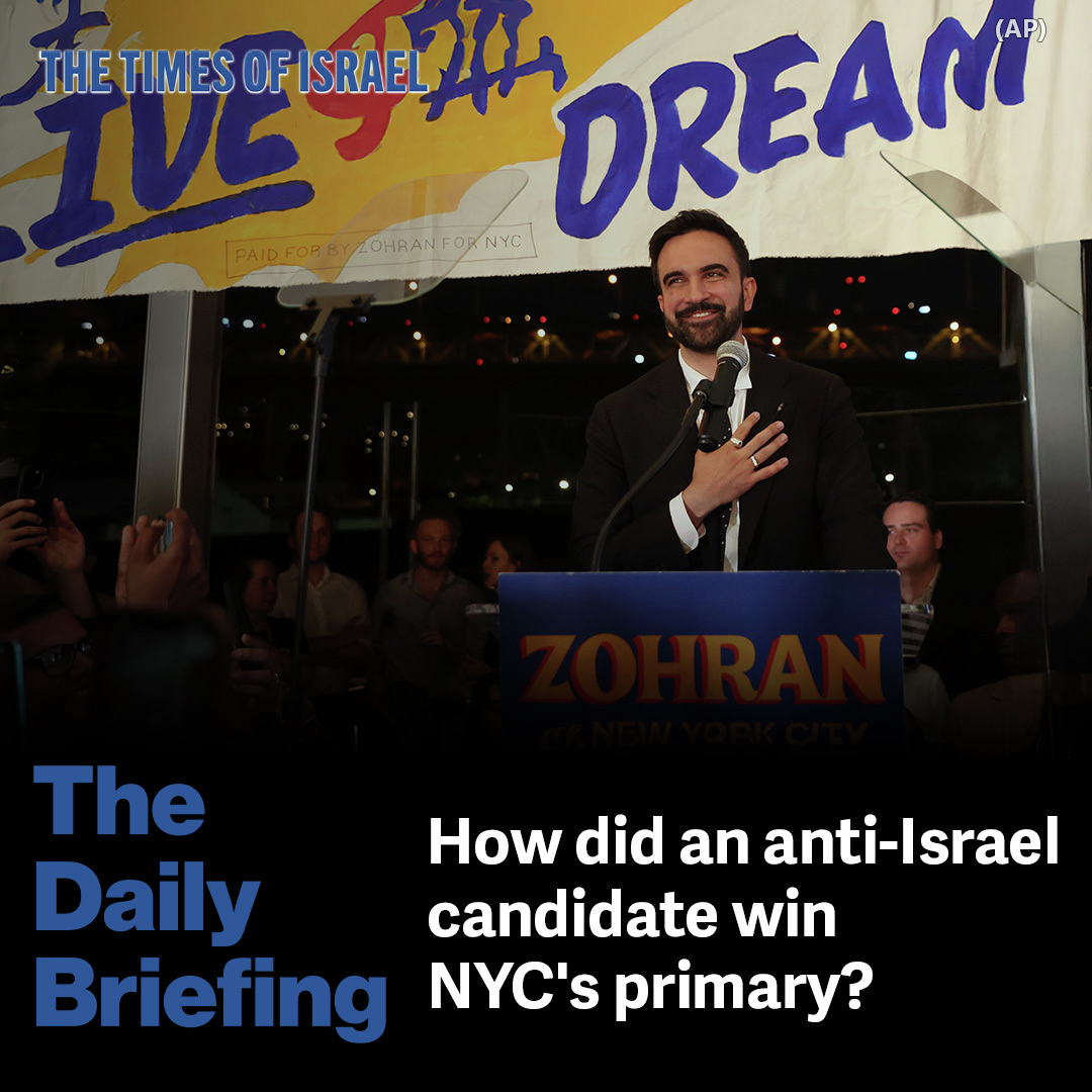 Day 635 - How did an anti-Israel candidate win NYC's primary?