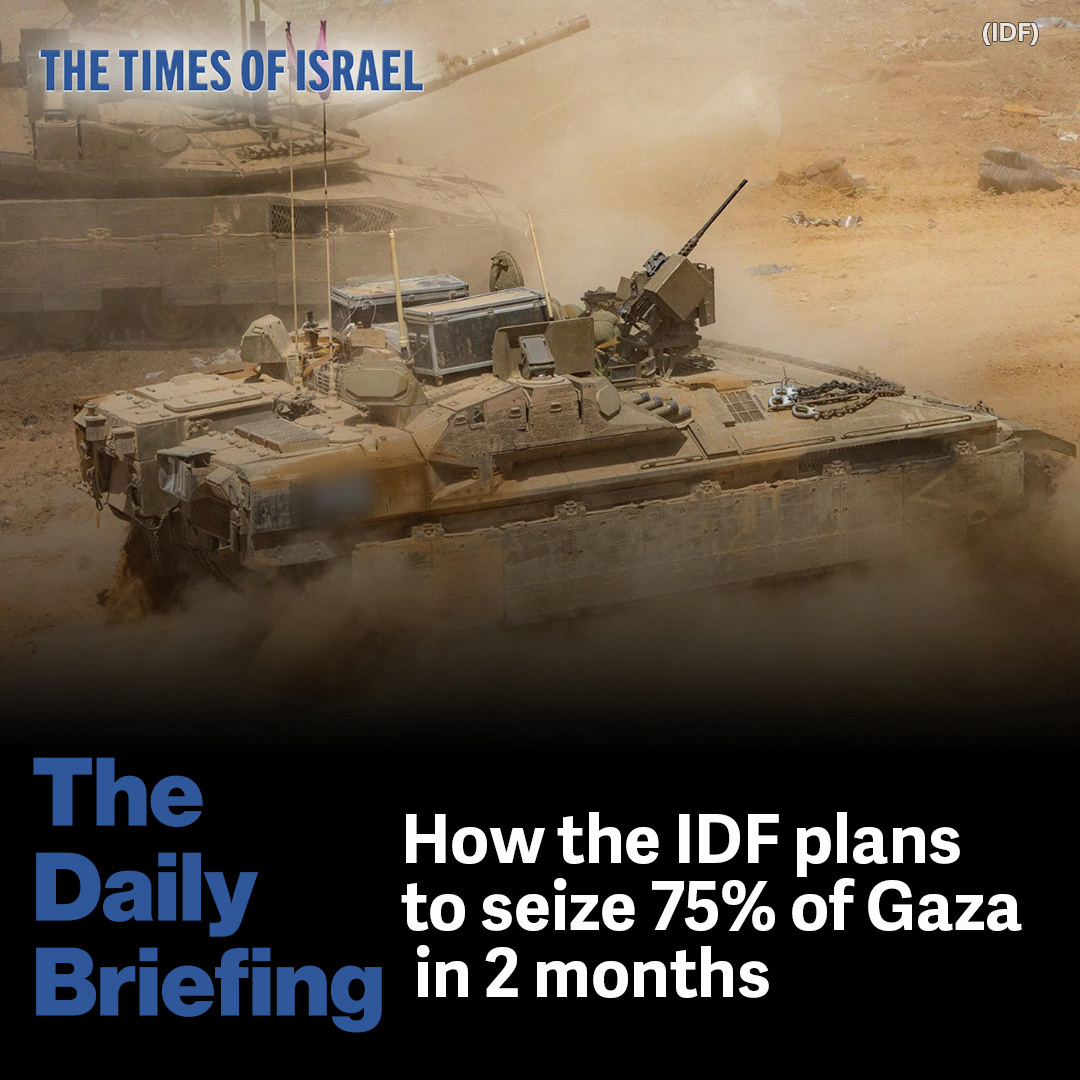 Day 598 - How the IDF plans to seize 75% of Gaza in 2 months