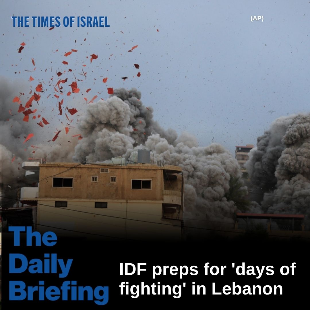 Day 767 - IDF preps for 'days of fighting' in Lebanon