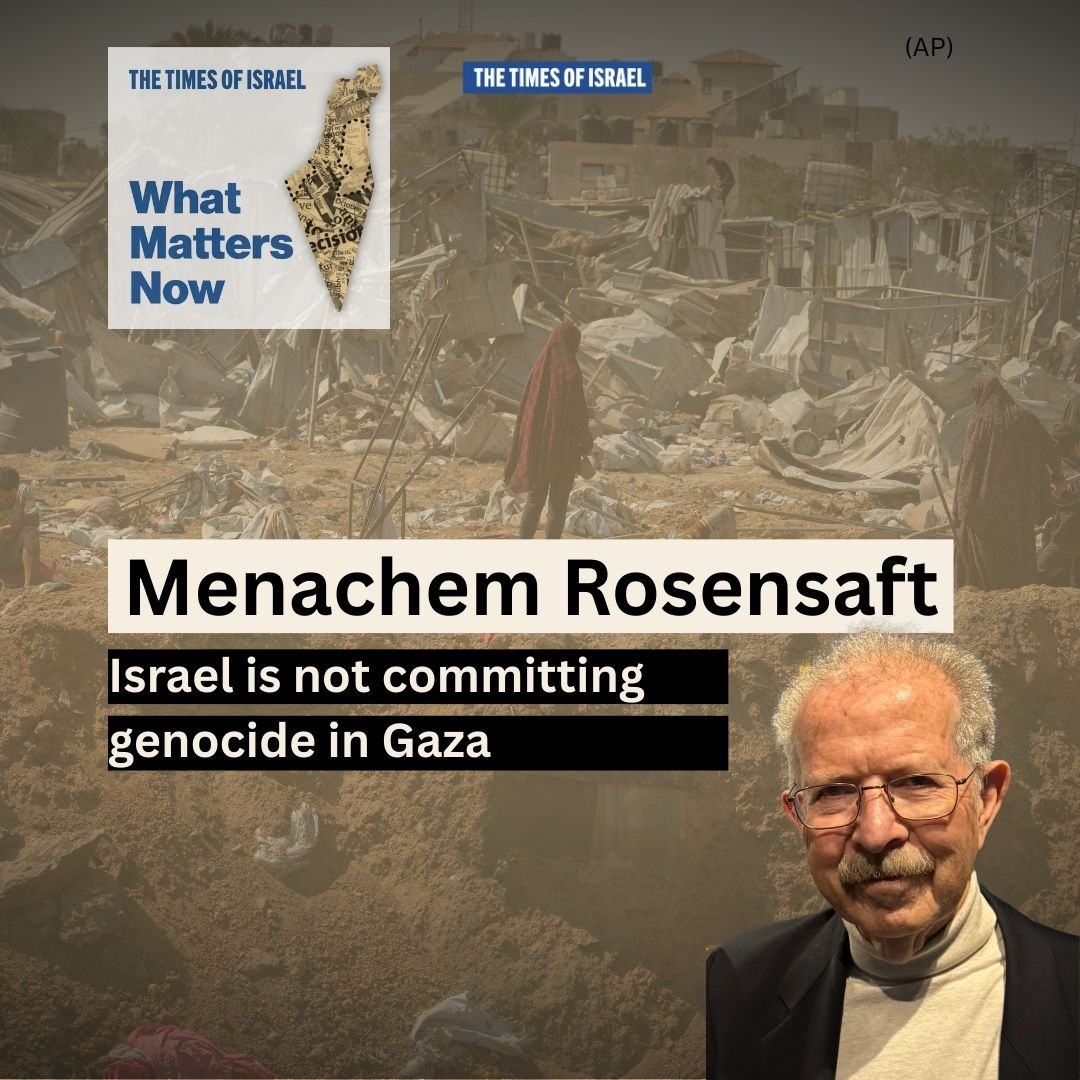 Day 694 - Legal expert Menachem Rosensaft: Israel is not committing genocide