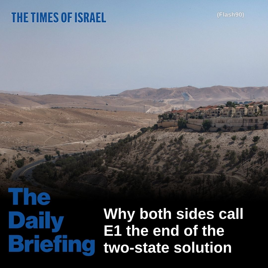 Day 688 - Why both sides call E1 the end of the two-state solution