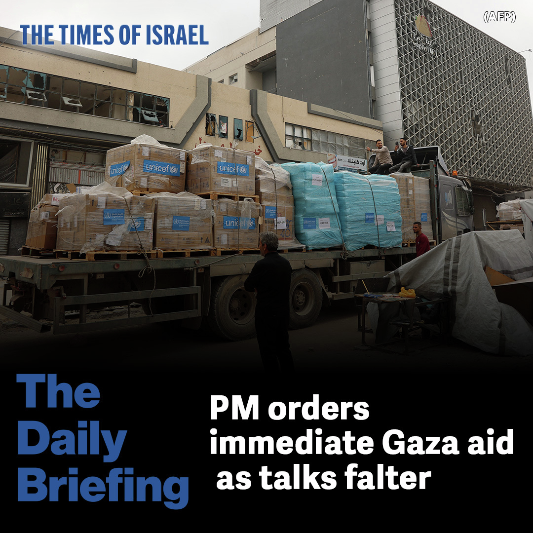 Day 591 - PM orders immediate Gaza aid as talks falter