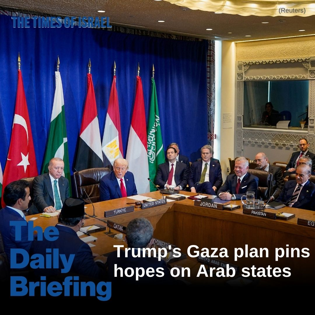 Day 720 - Trump's Gaza plan pins hopes on Arab states