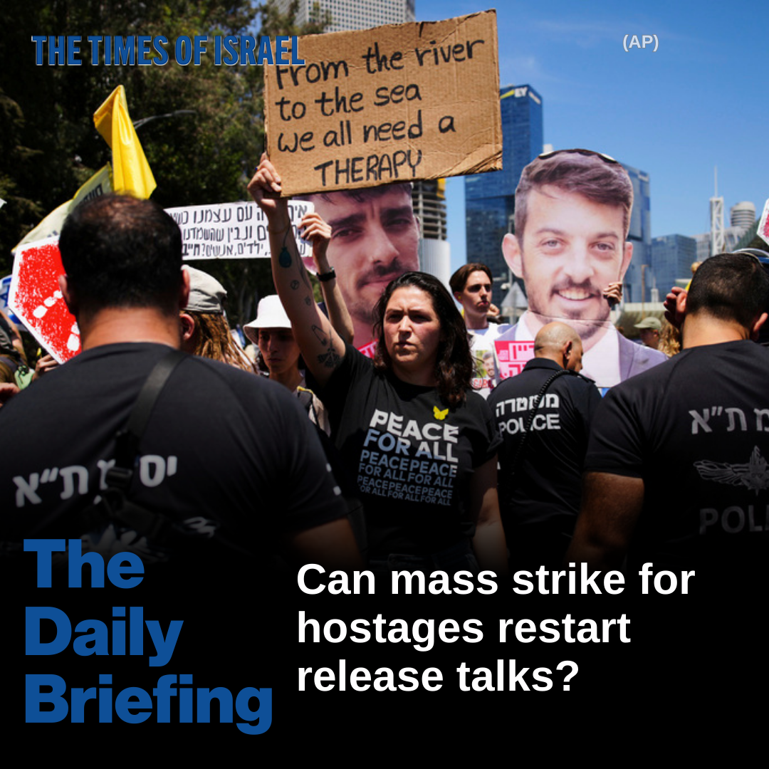 Day 681 - Can mass strike for hostages restart release talks?