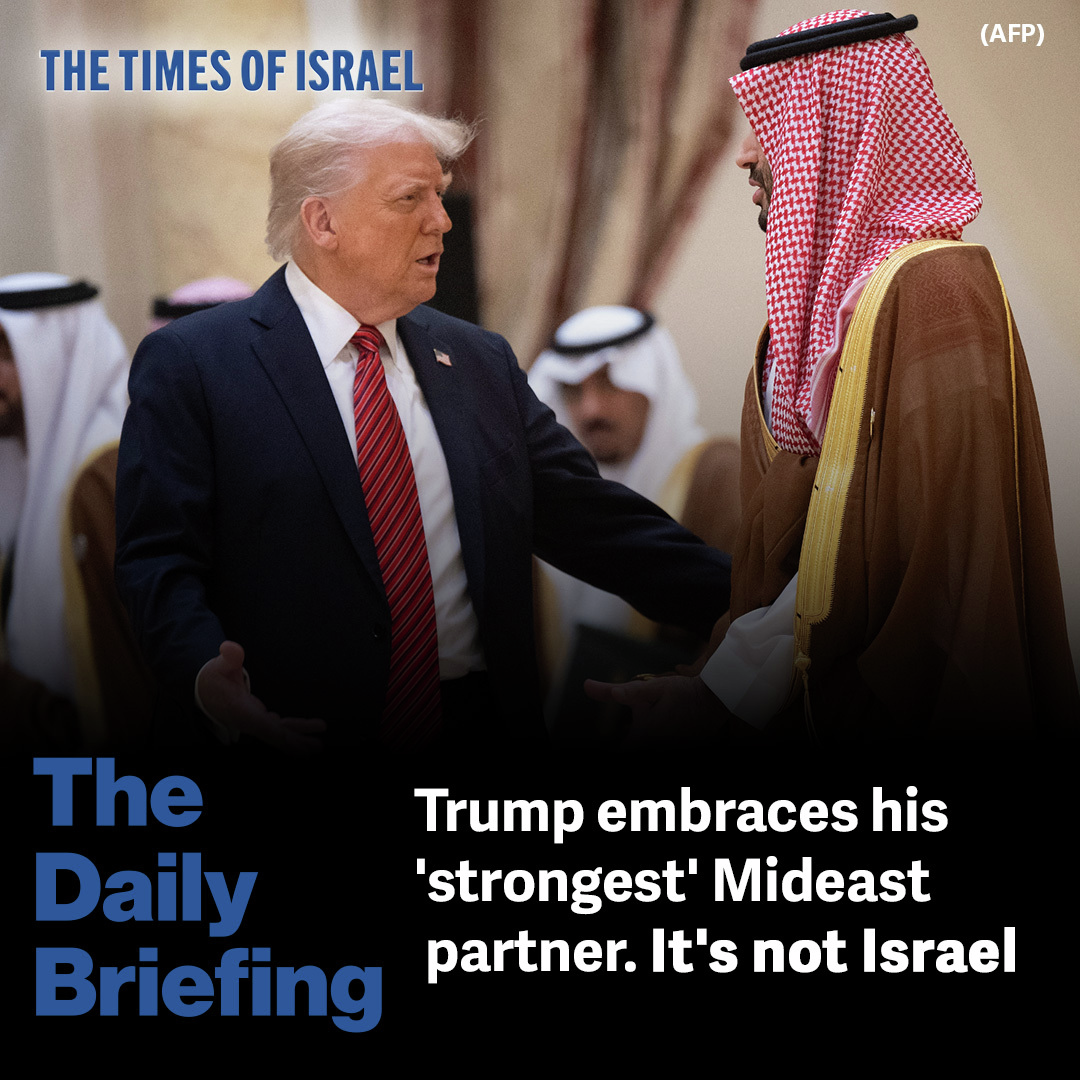 Day 587 - Trump embraces his 'strongest' Mideast partner. It's not Israel