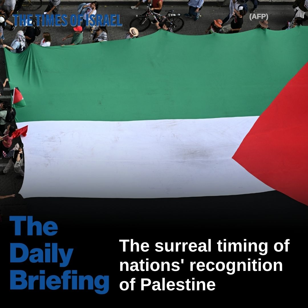 Day 685 - The surreal timing of nations' recognition of Palestine