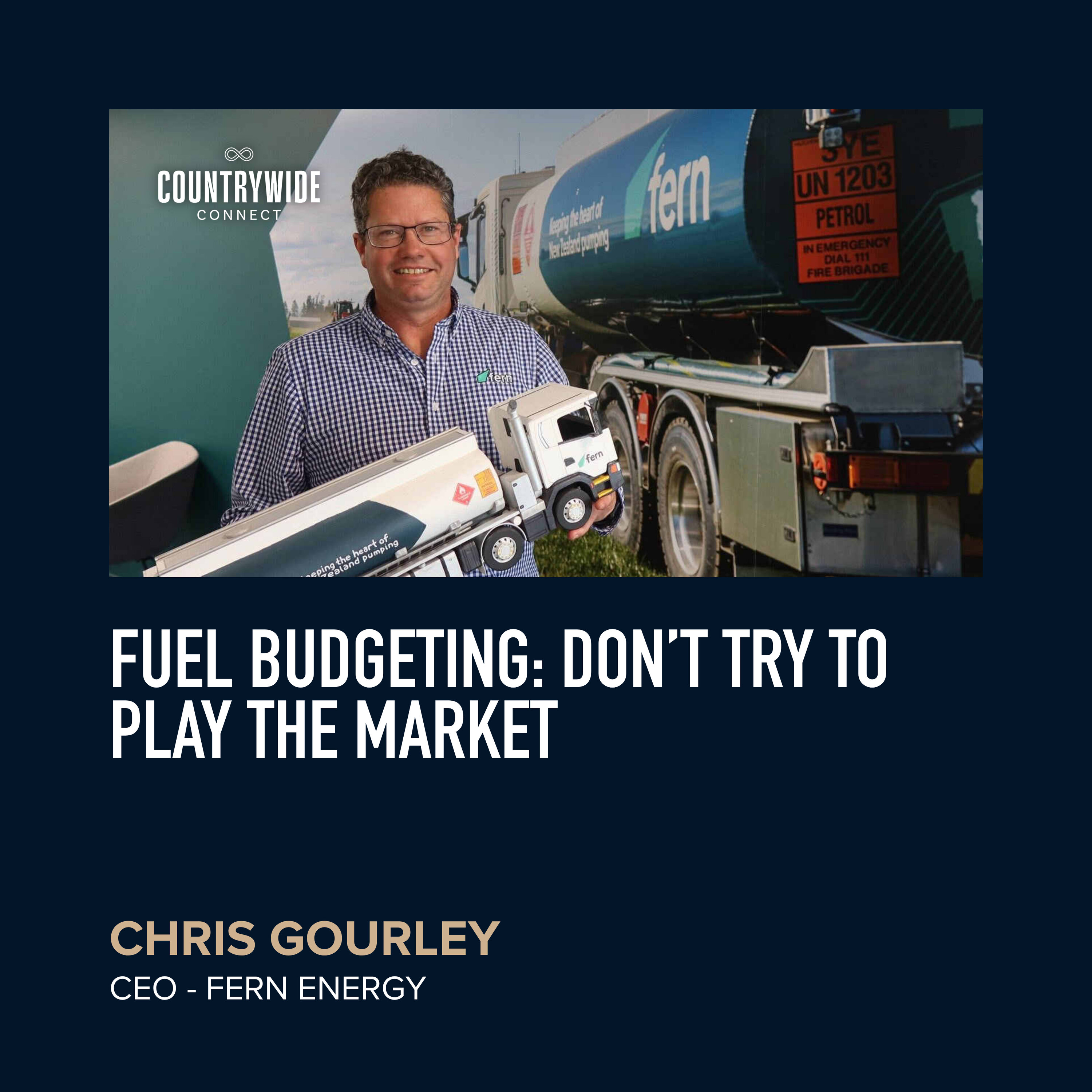 Chris Gourley - Fuel budgeting: Don’t try to play the market episode artwork