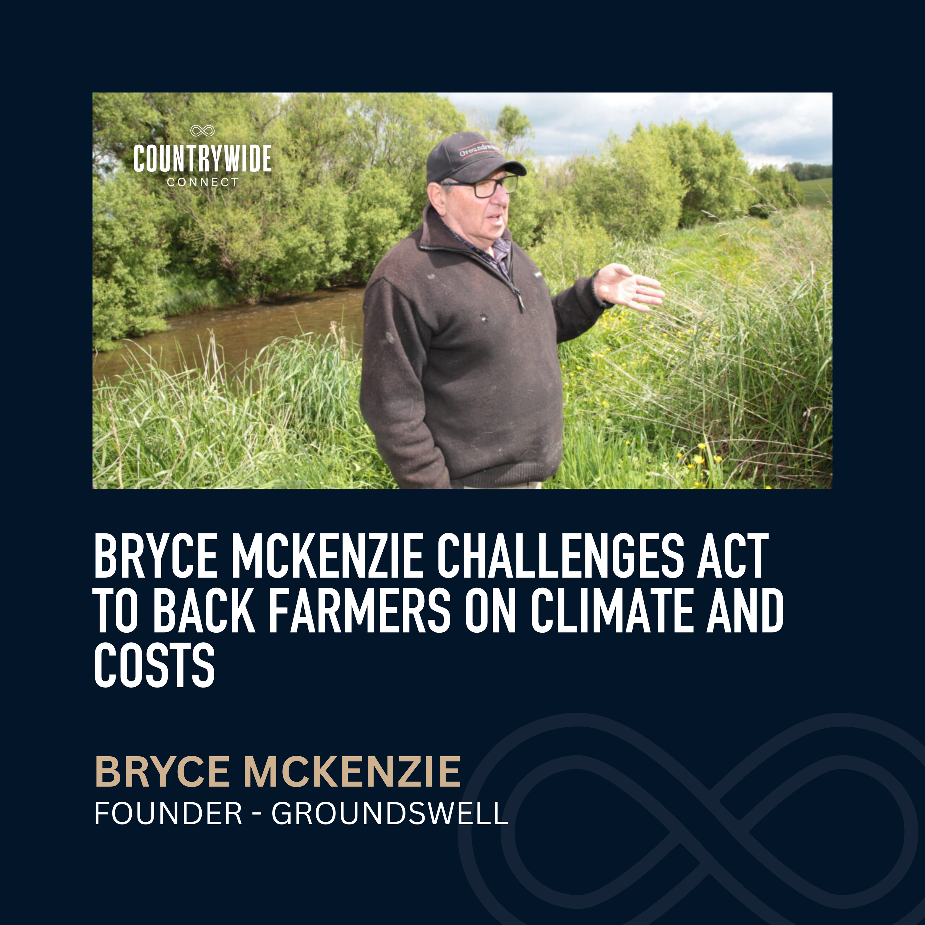Bryce McKenzie challenges ACT to back farmers on climate and costs // Bryce McKenzie - Founder, Groundswell episode artwork