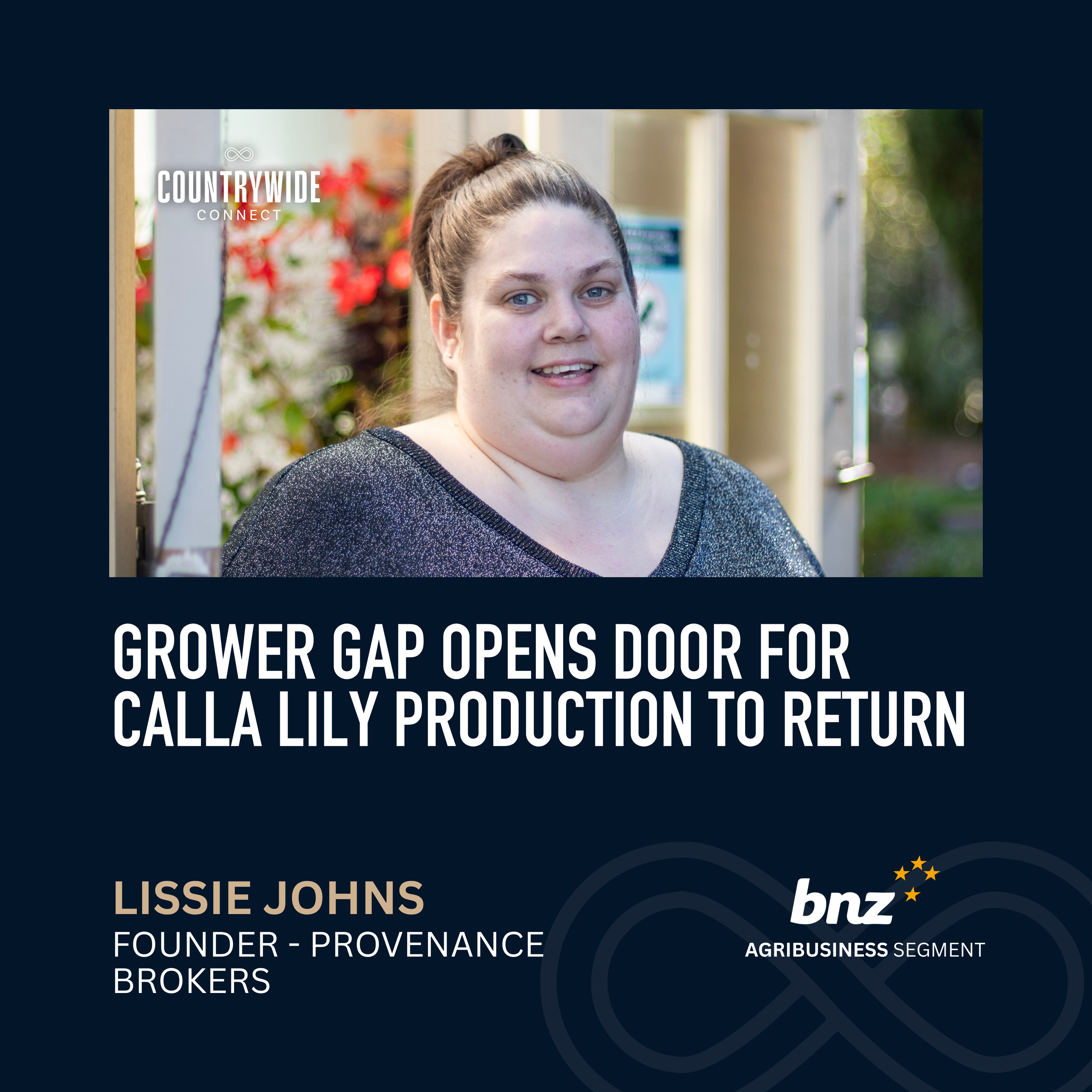 Lissie Johns - Grower gap opens door for calla lily production to return episode artwork