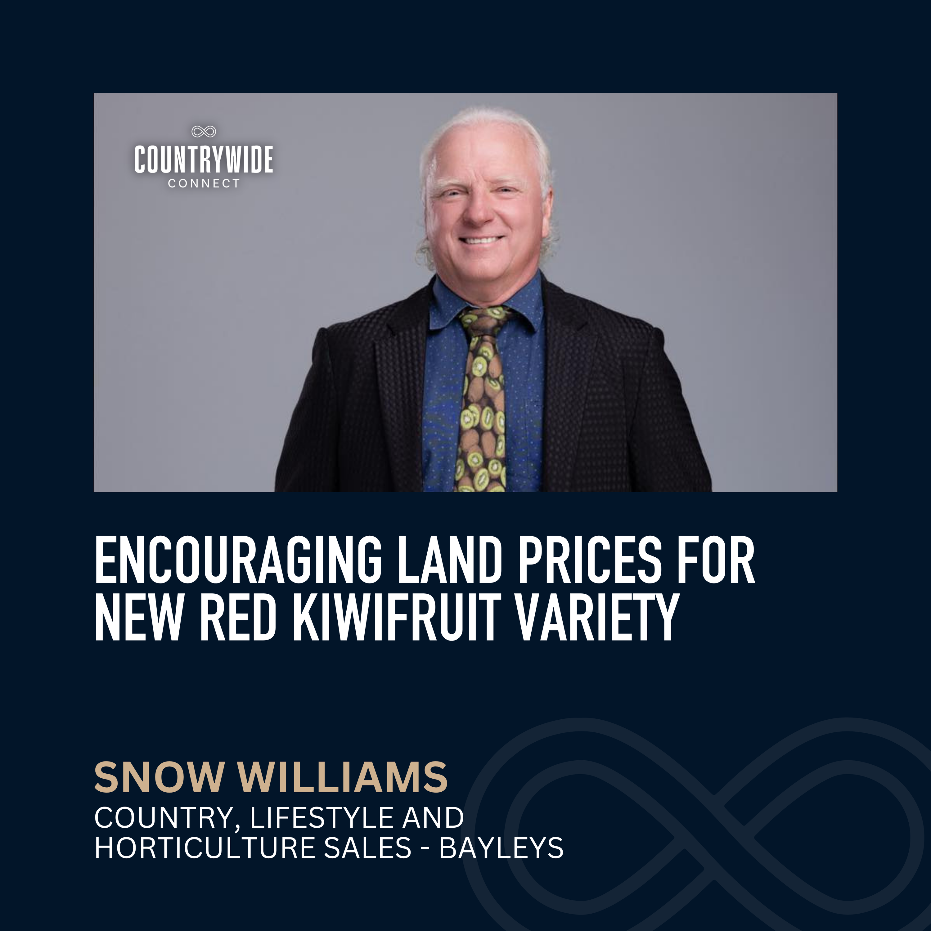 Snow Williams - Encouraging land prices for new red kiwifruit variety episode artwork