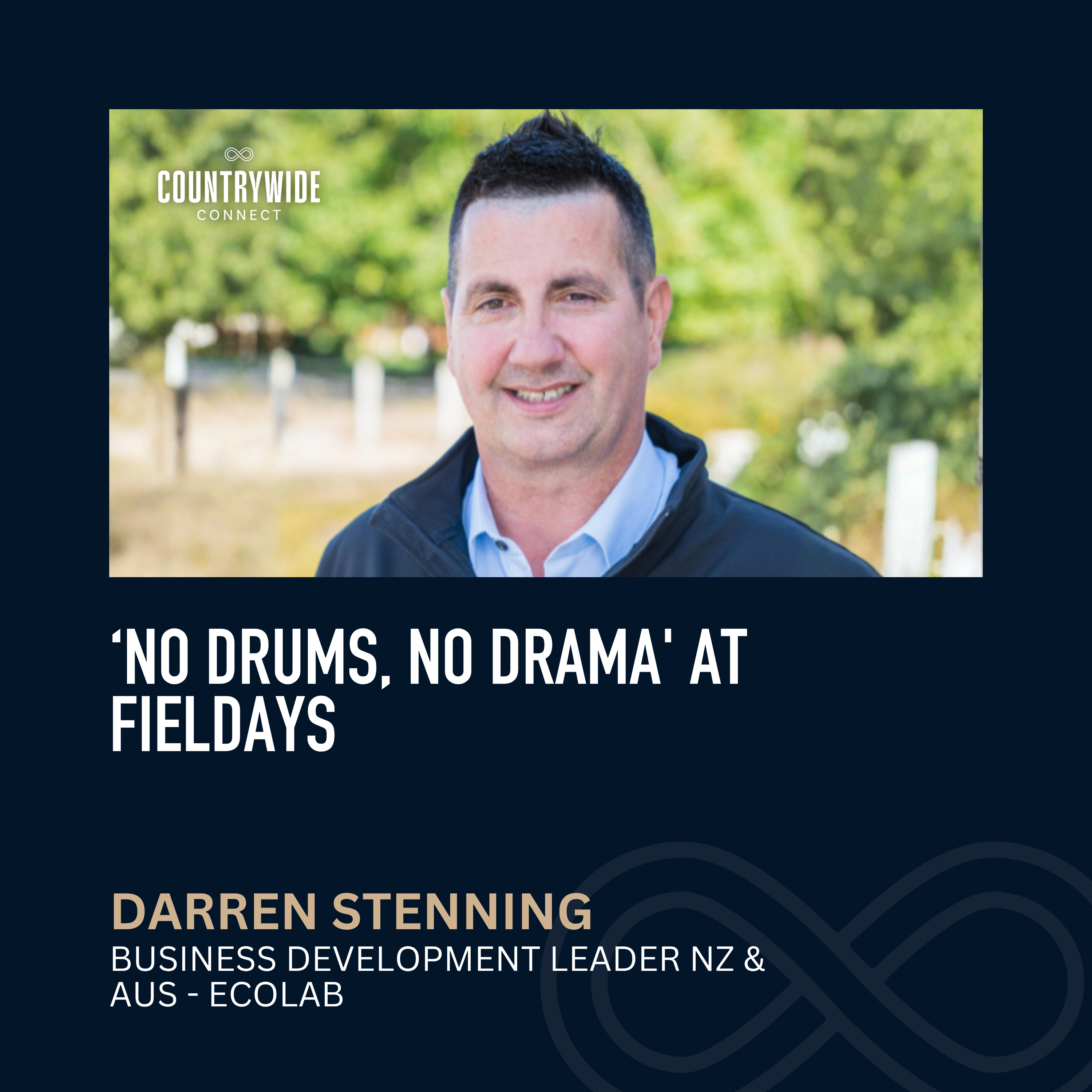 Darren Stenning - 'No Drums, No Drama' at Fieldays episode artwork