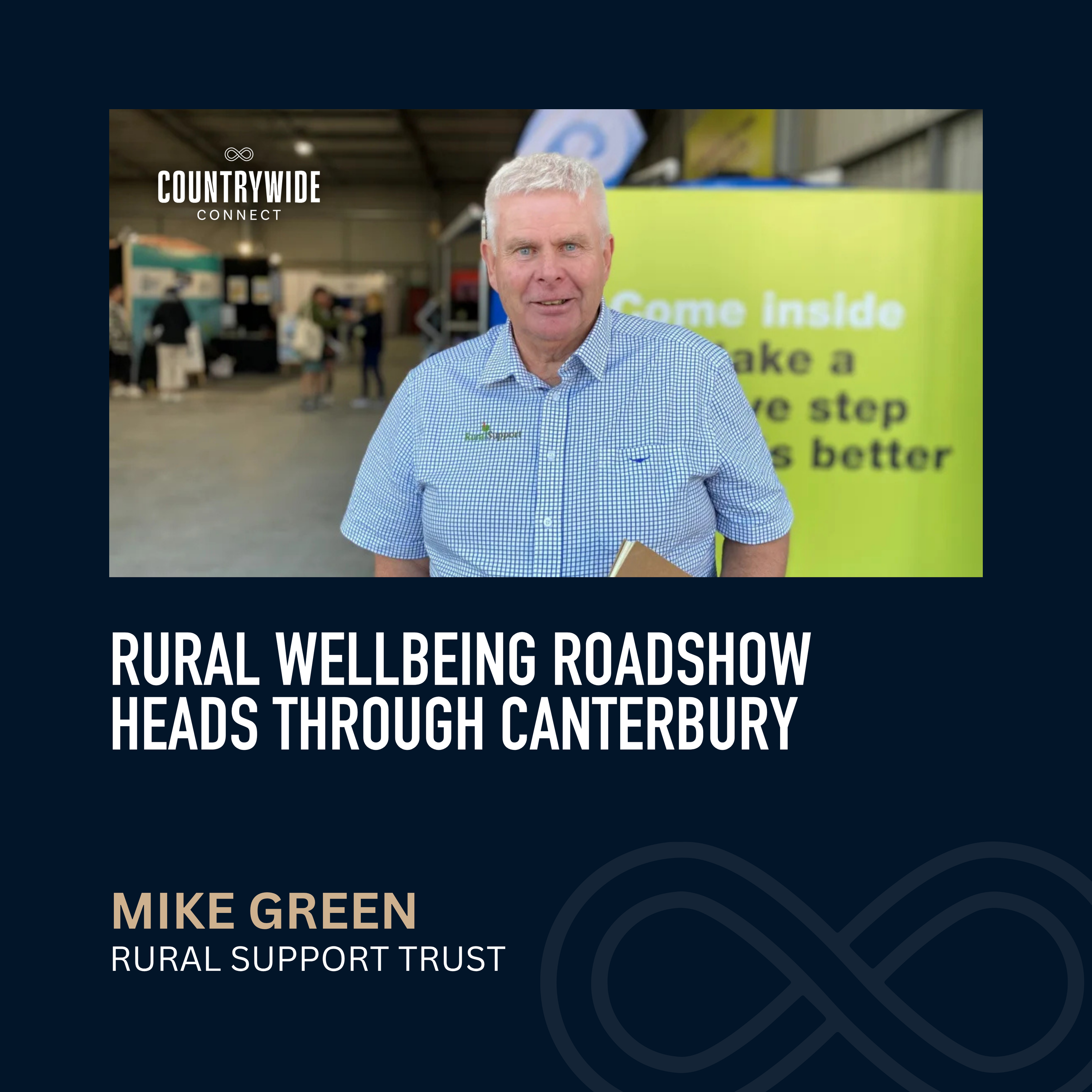 Rural wellbeing roadshow heads through Canterbury // Mike Green, Rural Support Trust episode artwork