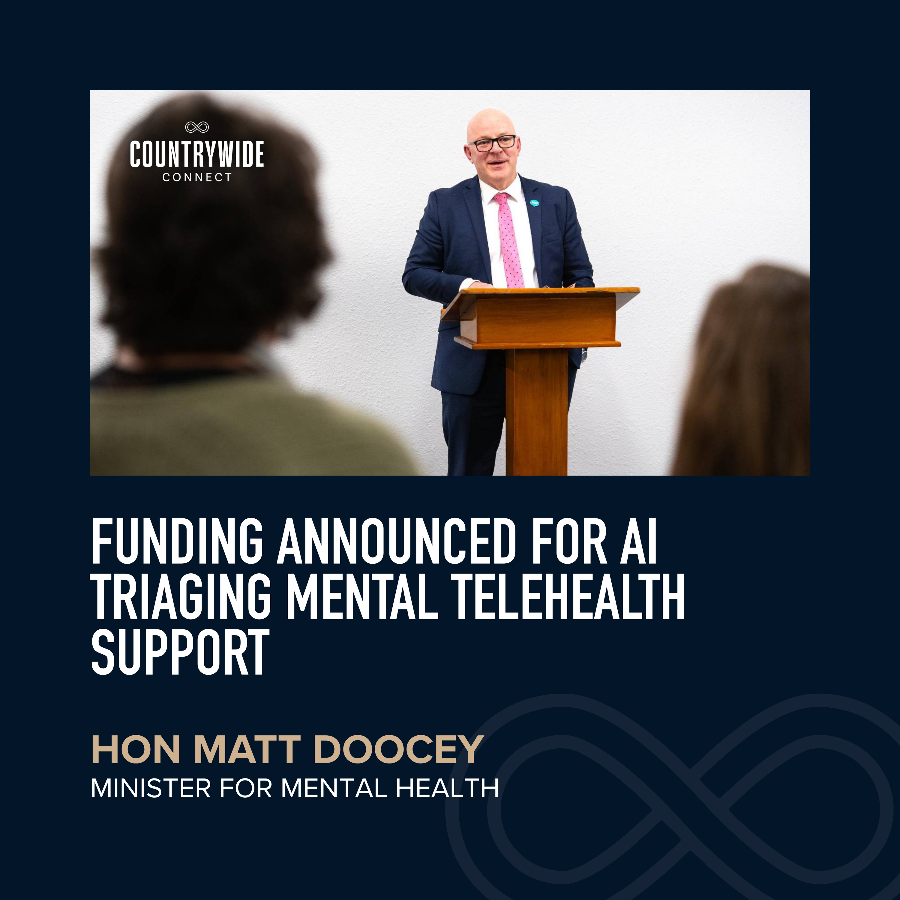 Matt Doocey - Funding for AI triaging mental telehealth support episode artwork