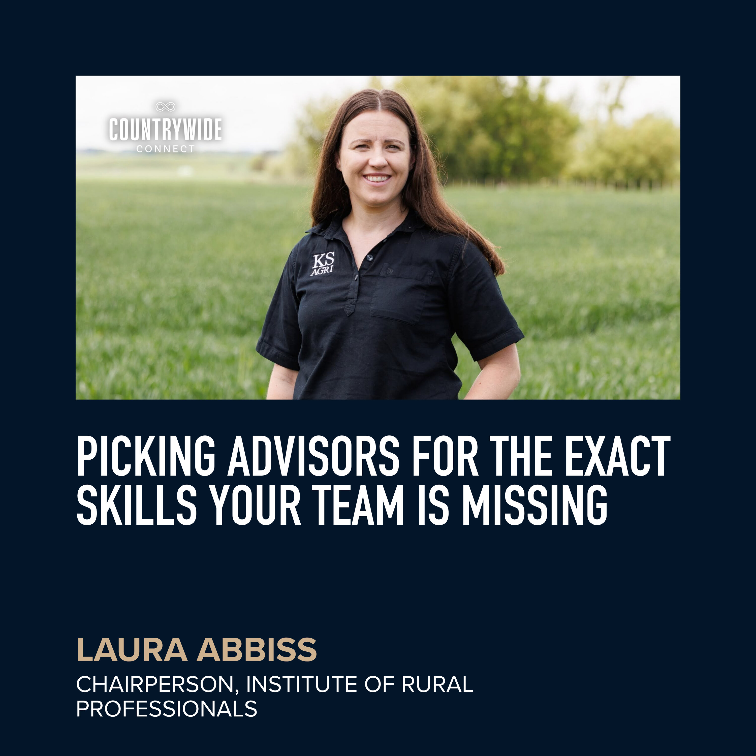 Laura Abbiss - Picking advisors for the exact skills your team is missing episode artwork